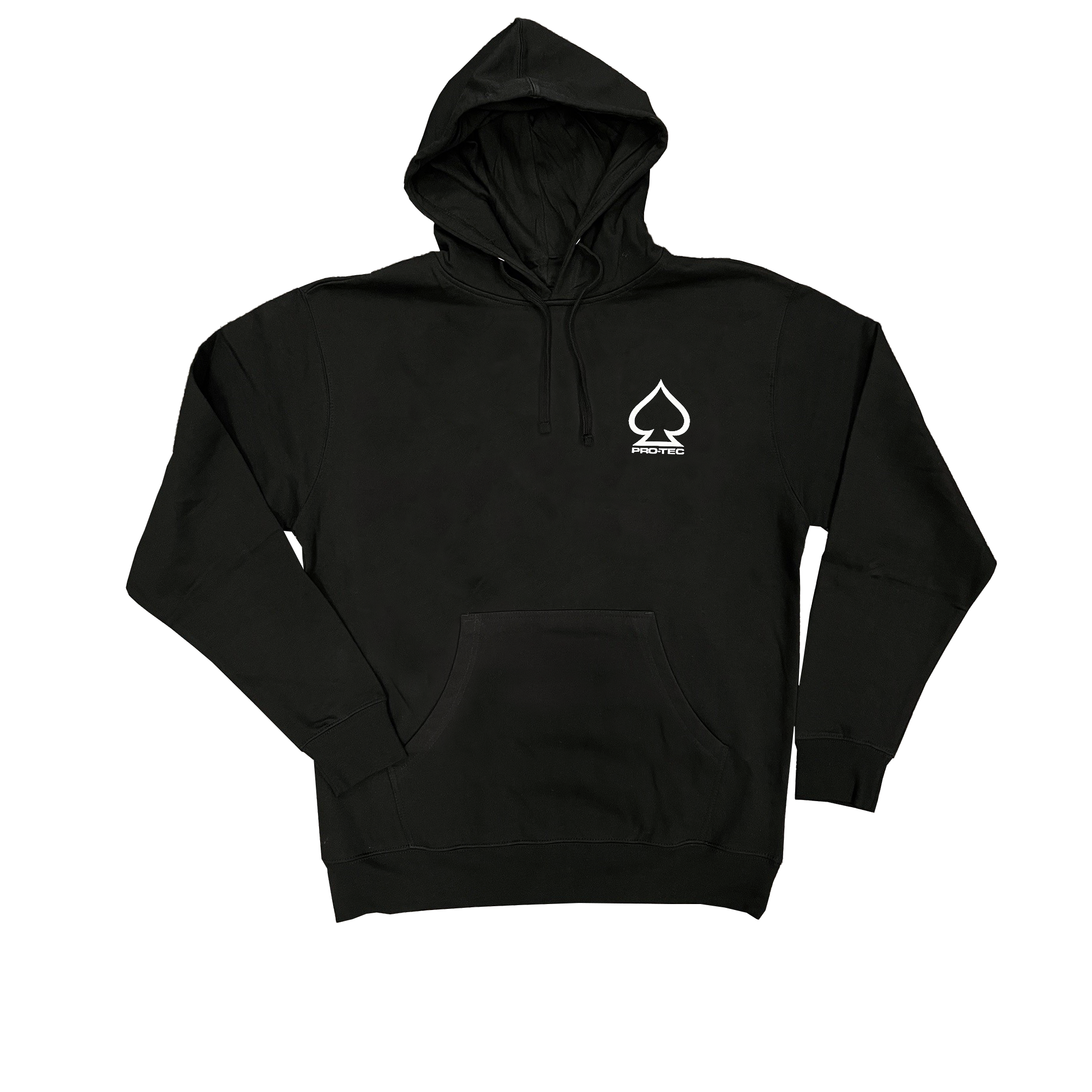 Pro Tec Spade Doom Card Hoodie - Black Men's Graphic Pullover Sweatshirt for Streetwear & Casual Outfits