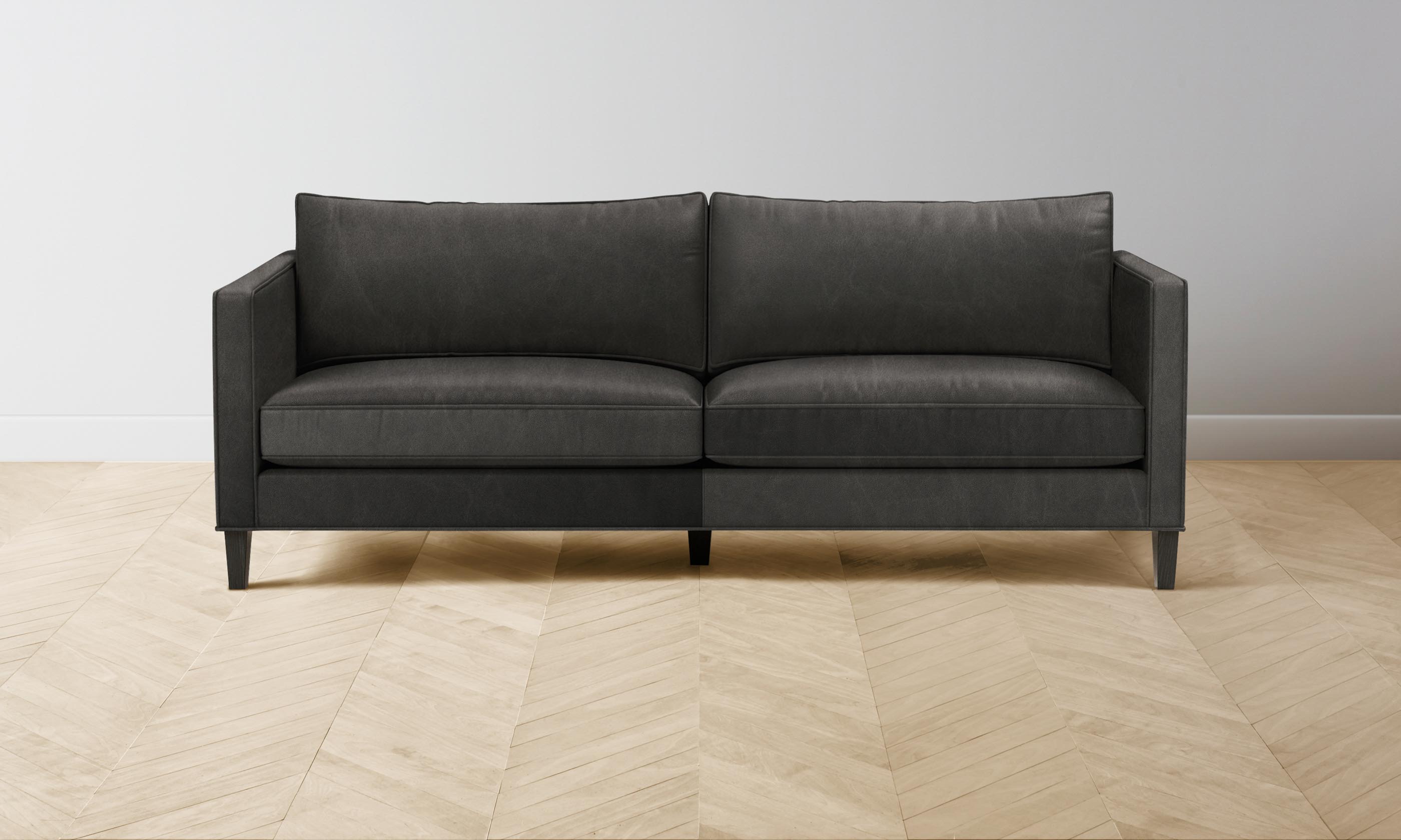 Premium Crosby Sofa - Genuine Tuscan Leather Seal Brown - Luxurious Living Room Furniture for Home & Office Decor