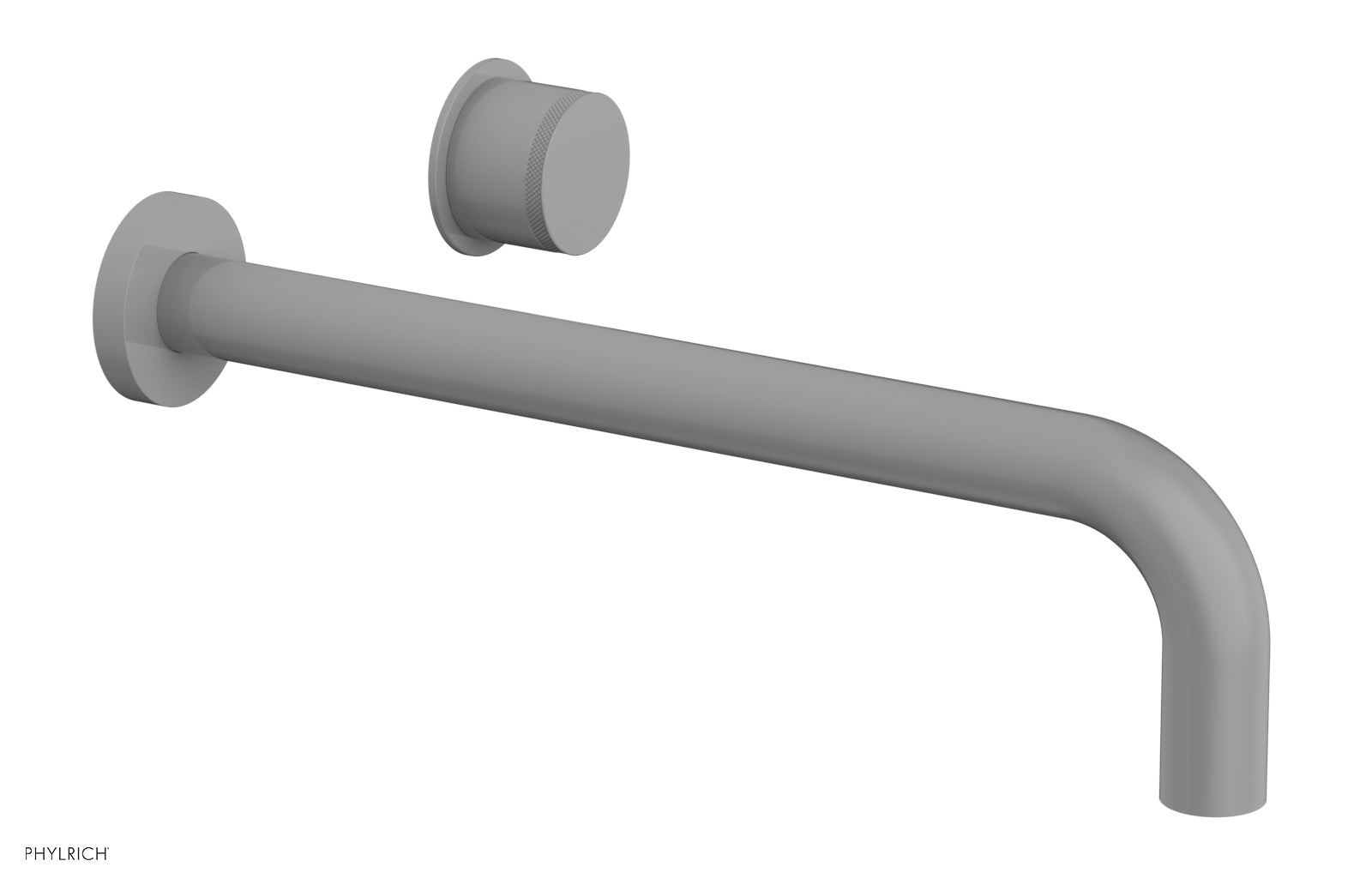 Basic II 12 Single Handle Wall Mount Lavatory Faucet Set with Knurled Handle - 230 18 12 - Perfect for Bathroom Sink, Powder Room, and Guest Bath Installation