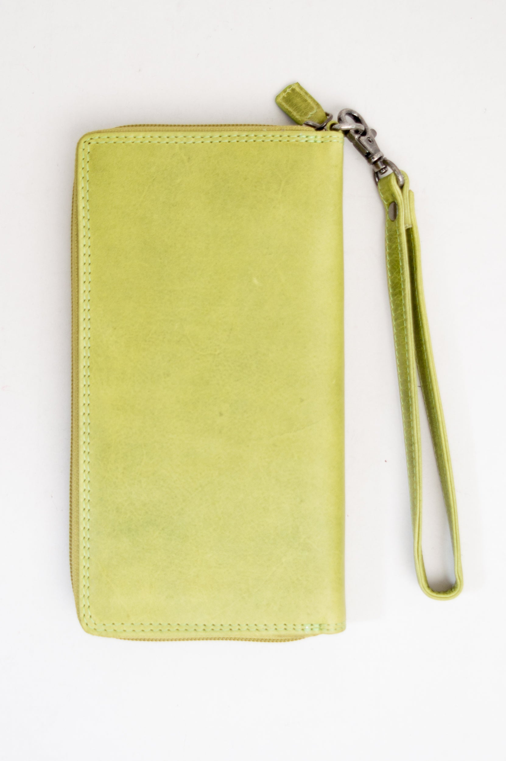 Adrian Klis 195 Genuine Buffalo Leather Wallet for Men - Light Green Slim Bifold Wallet with RFID Protection - Perfect for Everyday Carry & Travel
