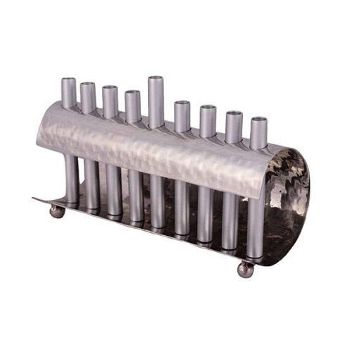 Yair Emanuel Silver Wave Design Menorah - 9
