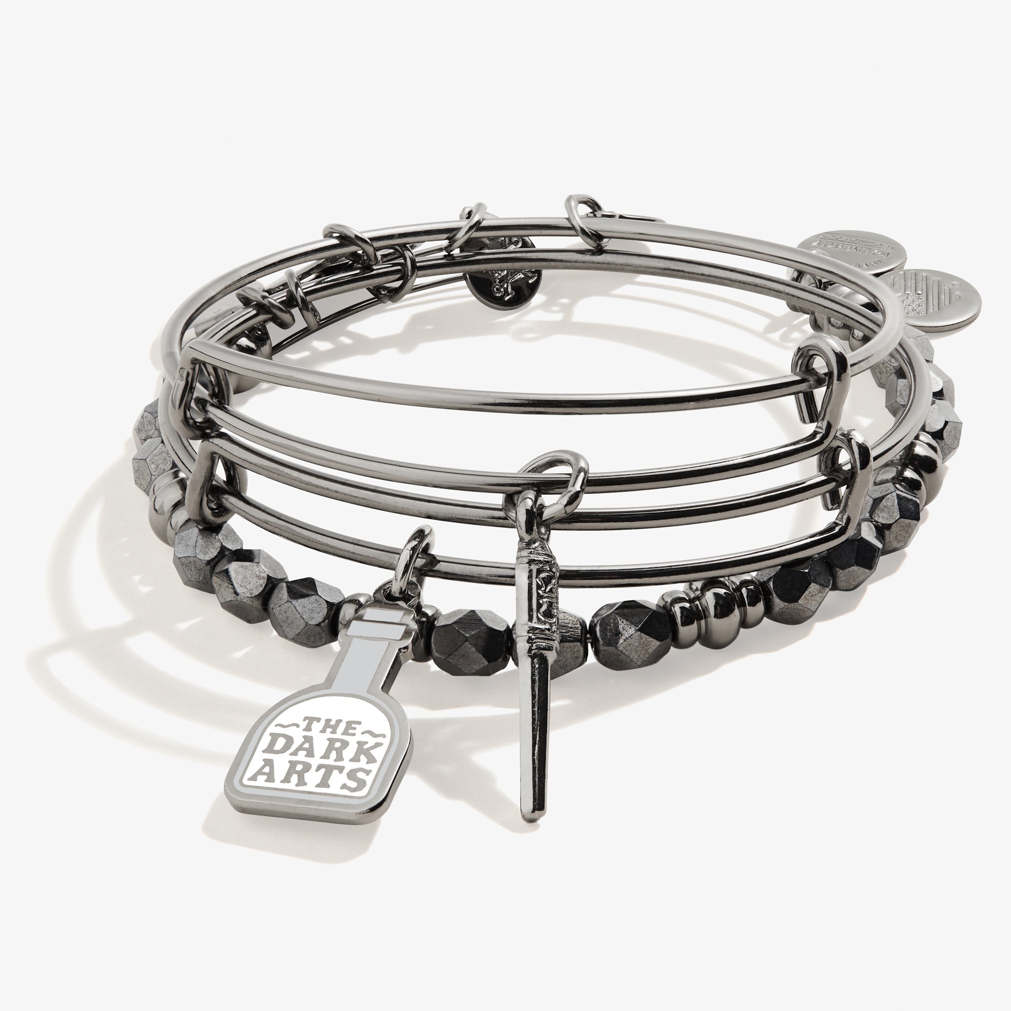 Harry Potter Snape Bangle Bracelets Set of 3 - Official Wizarding World Jewelry for Fans, Cosplay & Gift Giving