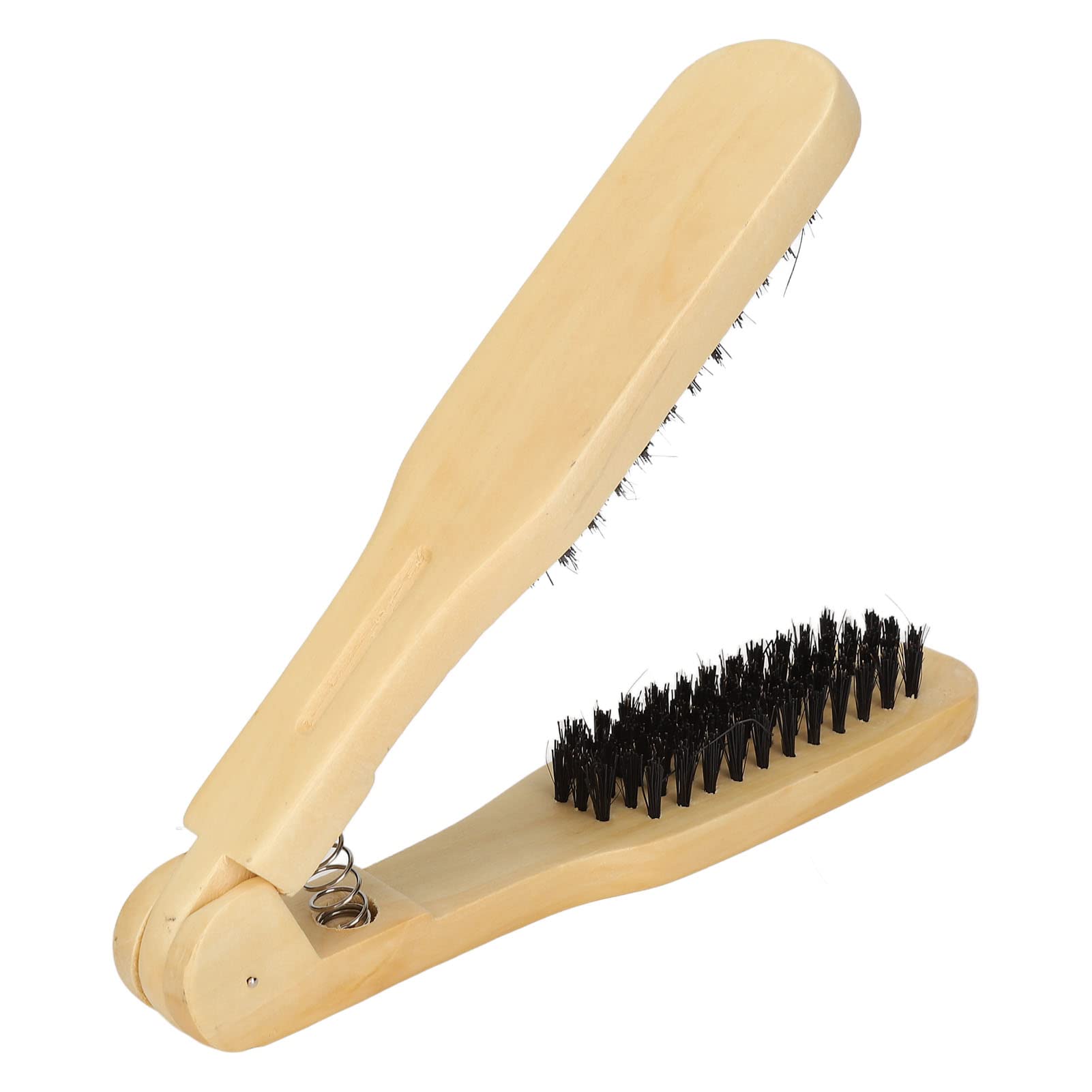 Professional Wooden Straightening Hair Brush - Ionic Hair Straightener with Ventilation Clips for Smooth & Frizz-Free Hair at Home | Perfect for Styling, Travel & Daily Hair Care
