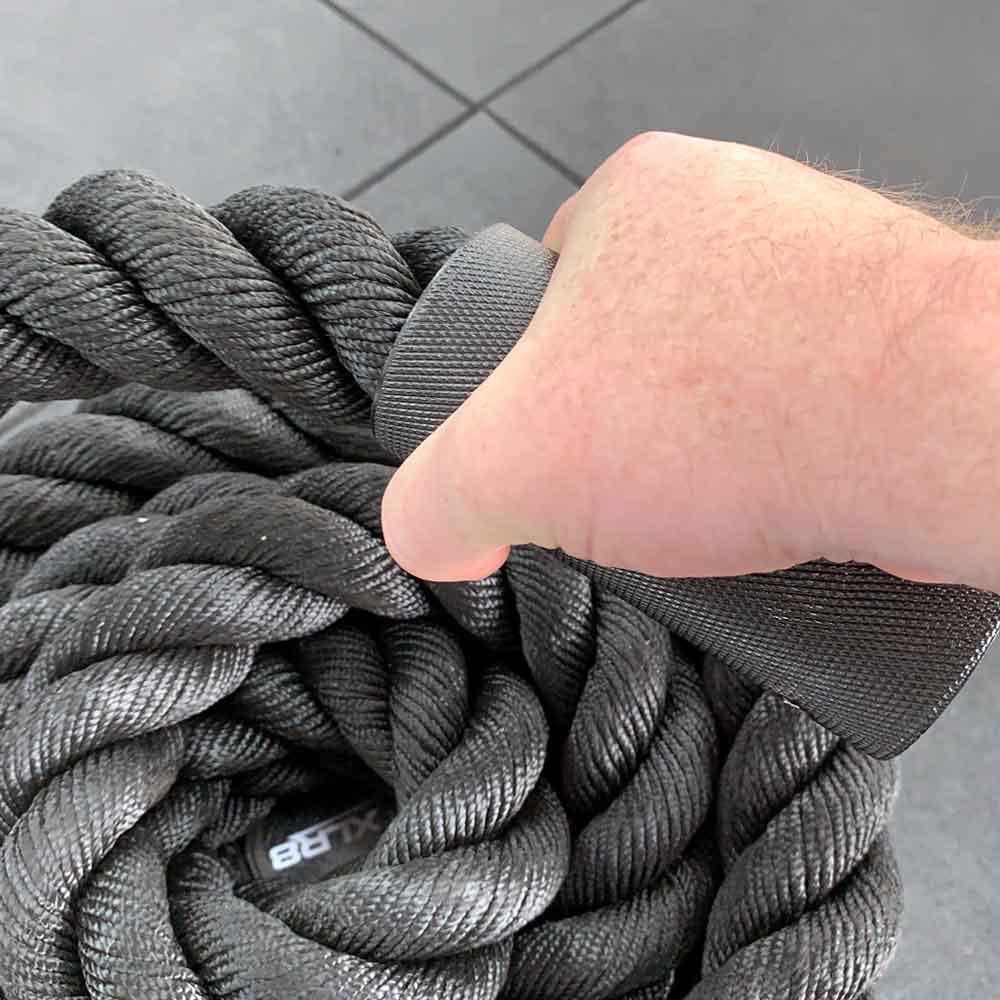 XLR8 Battle Rope 10m (33ft) Heavy Duty Workout Rope for CrossFit, Strength Training & Home Gym - Ideal for Cardio, Endurance & Full Body Exercise