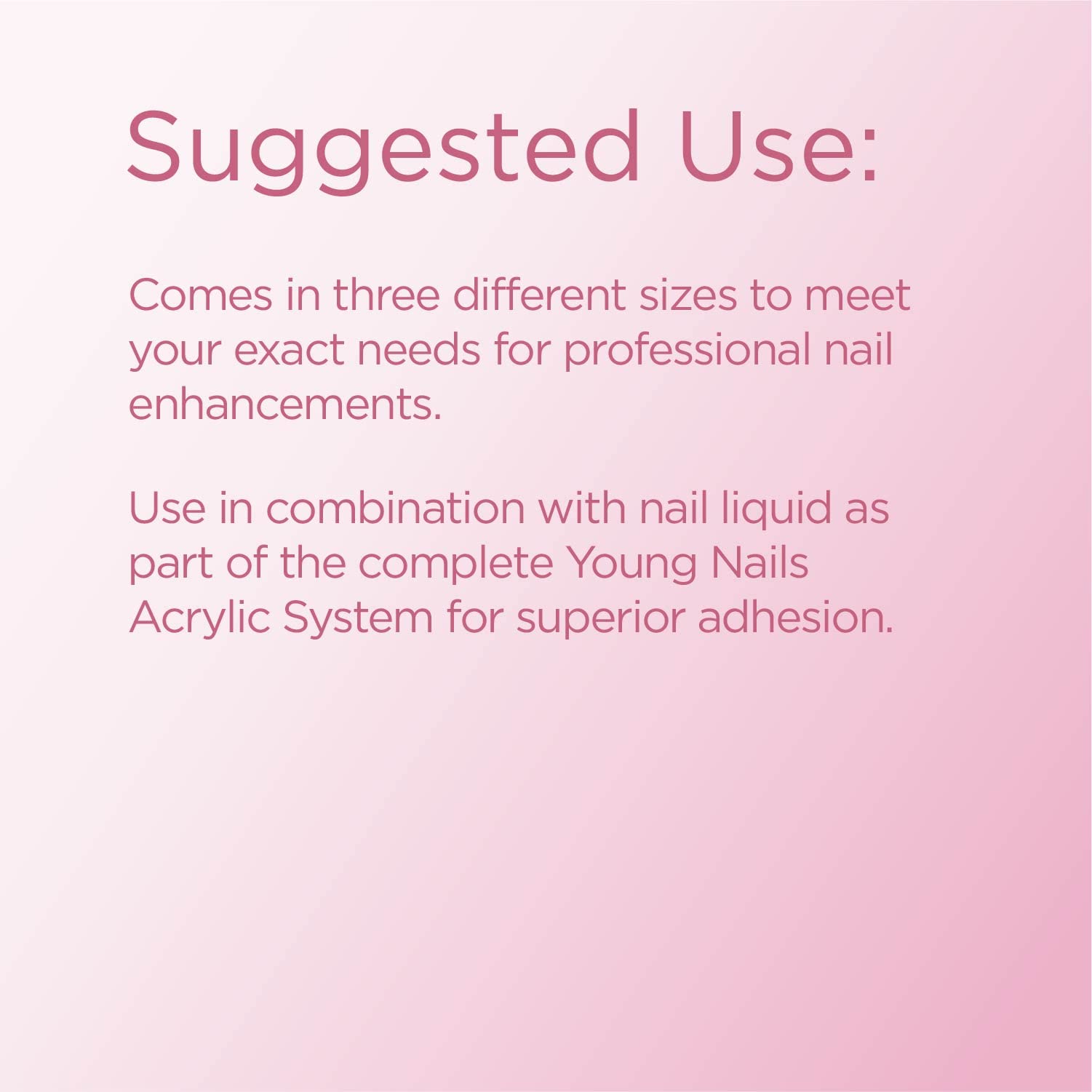 Young Nails Acrylic Cover Powder - Bare 2.99oz - Professional Nail Extension & Manicure Kit for Salon & Home Use - Perfect for Acrylic Nails, French Tips & Nail Art Designs