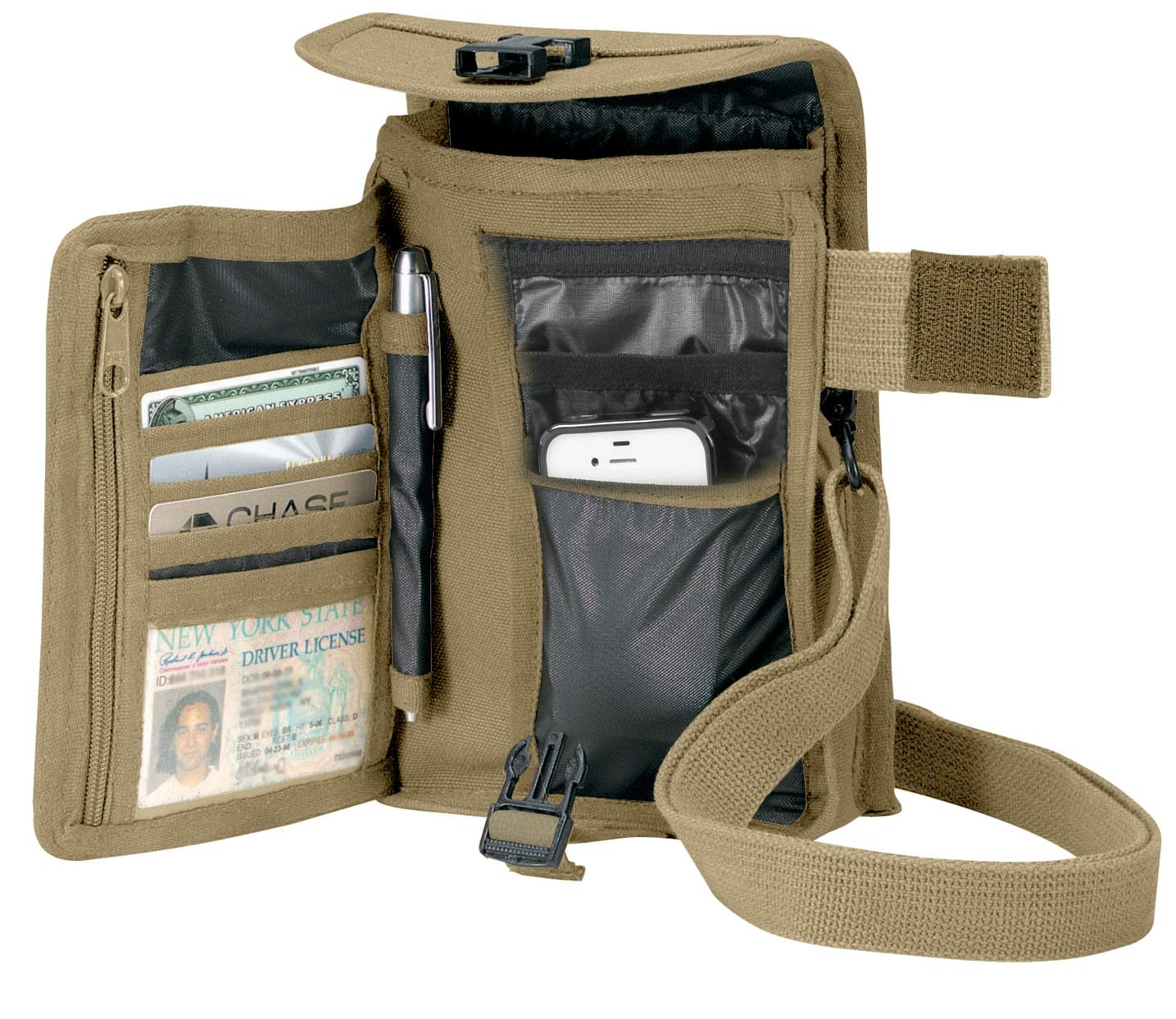 Rothco Canvas Travel Portfolio Bag - Durable Artist & Business Document Holder for Travel, Work & School - Perfect for Artists, Professionals & Students