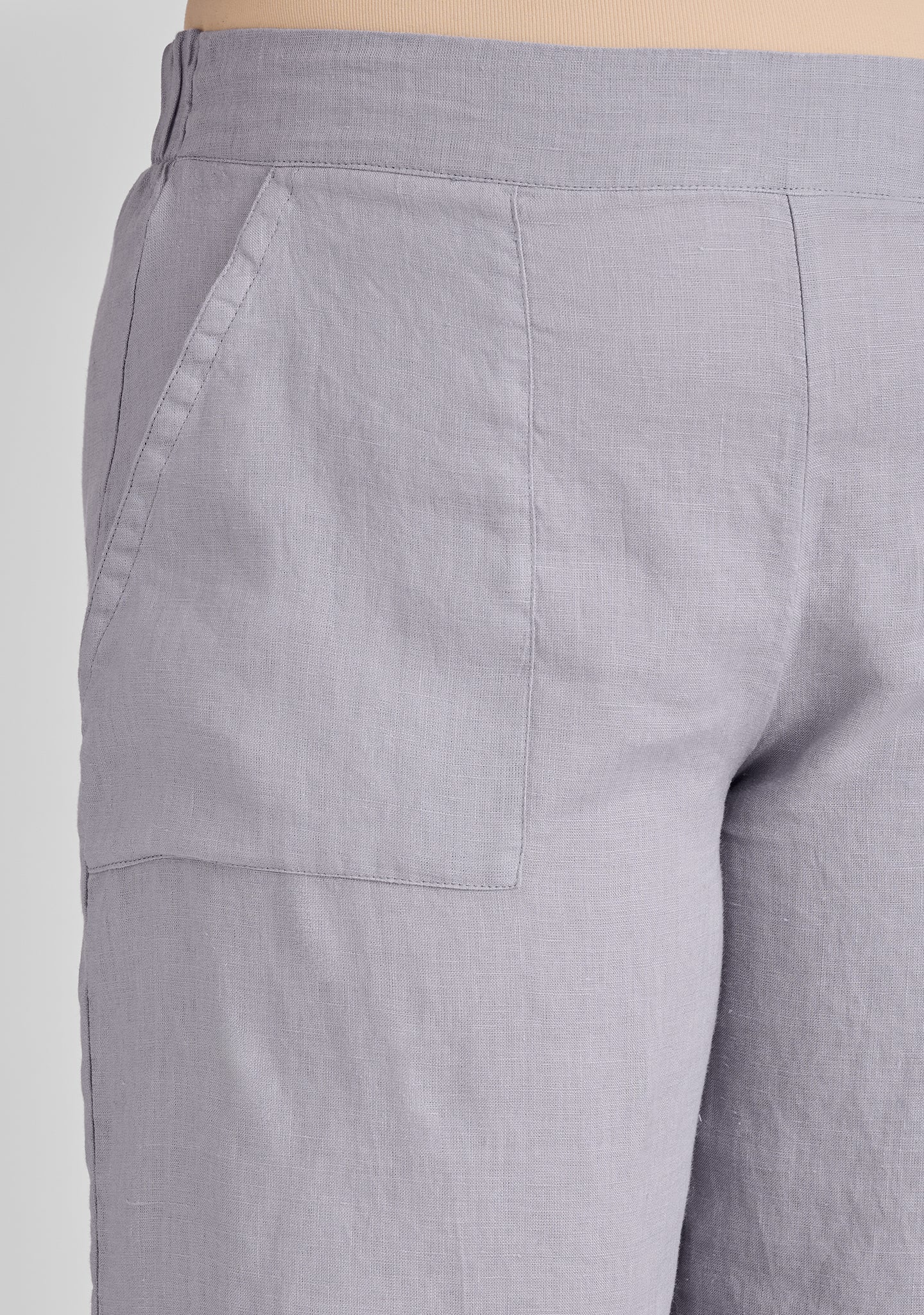 Kate Pant - Women's Linen Crop Pants | High Waist Summer Short Pants | Casual Boho Style for Beach, Travel & Everyday Wear