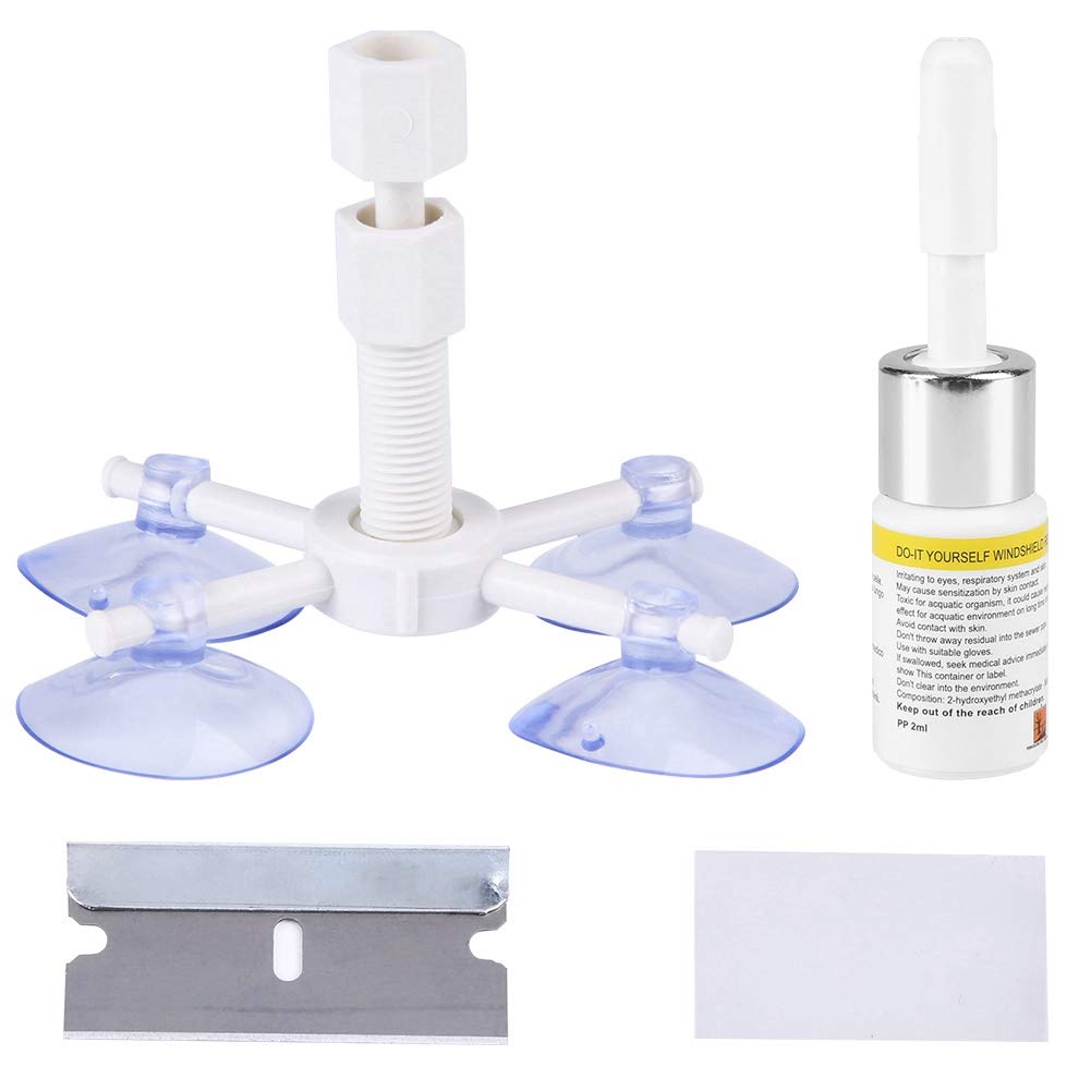 Car Windshield Repair Kit - Professional Resin for Glass Scratch & Crack Restoration | DIY Auto Windscreen Fix for Chips & Cracks | Perfect for Roadside Emergencies & Vehicle Maintenance