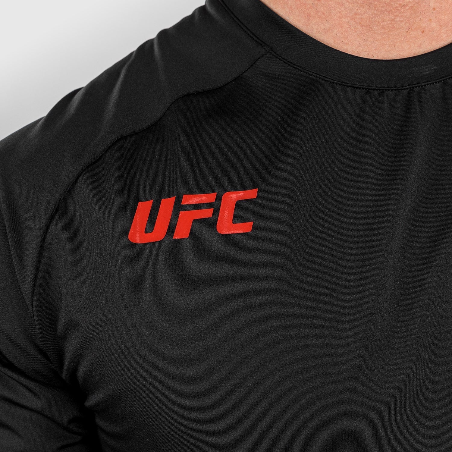 Venum UFC Adrenaline Fight Week Men's Dry Tech Performance T-Shirt - Moisture Wicking Workout & Training Shirt for MMA, Boxing & Gym - Black