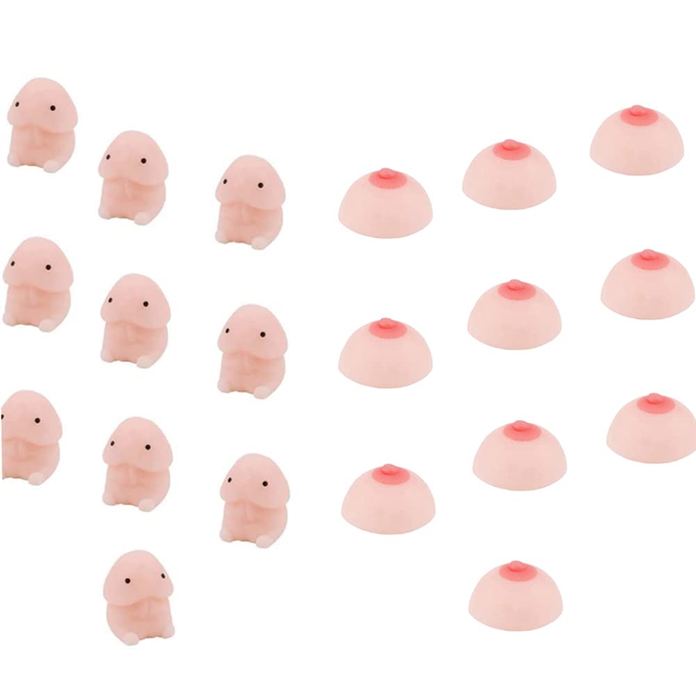 Cute Kawaii Mochi Squishy Toys - Mini Cartoon Stress Relief Squeeze Ball for Adults & Kids - Anti-Anxiety Sensory Fidget Toy for Office, Home, and Travel Relaxation