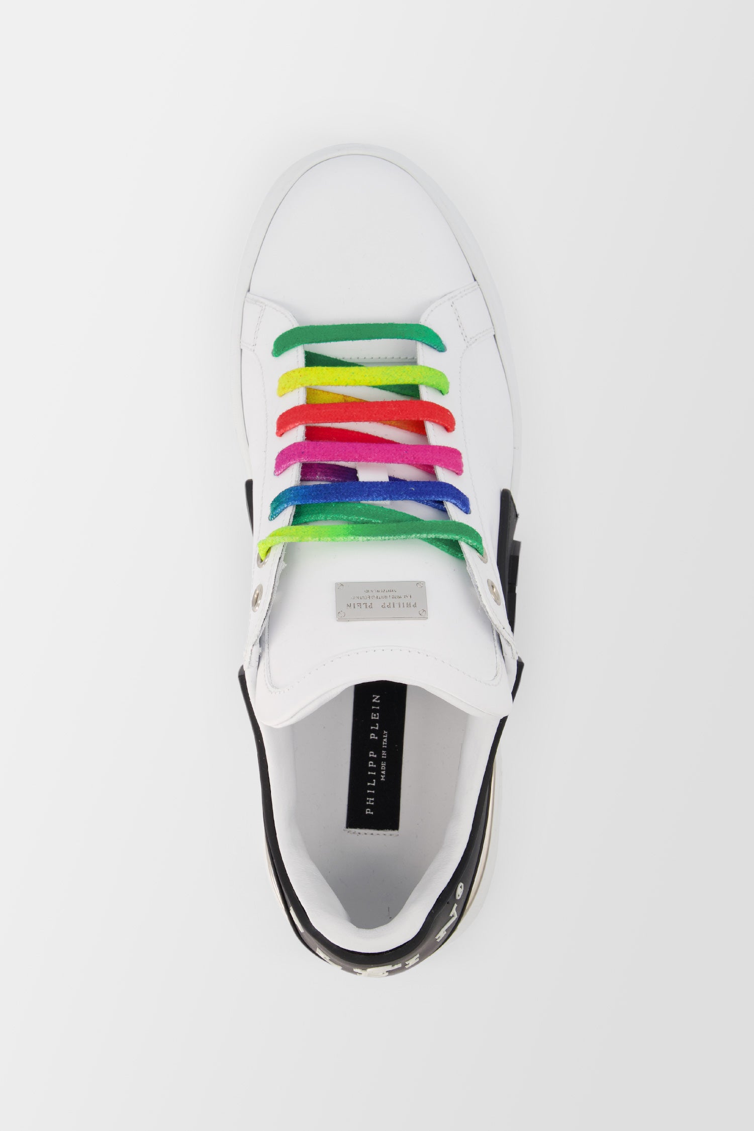 Philipp Plein Phantom KICK$ High-Top Sneakers - White & Multicolor | Trendy Streetwear for Men & Women | Perfect for Casual Outfits, Parties & Urban Fashion