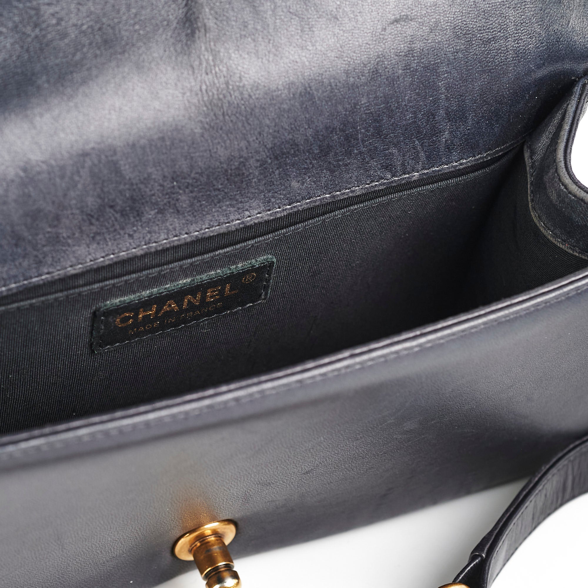 Chanel Old Medium Boy Bag in Navy Blue - Luxury Crossbody Handbag for Women, Perfect for Parties, Dates & Everyday Use
