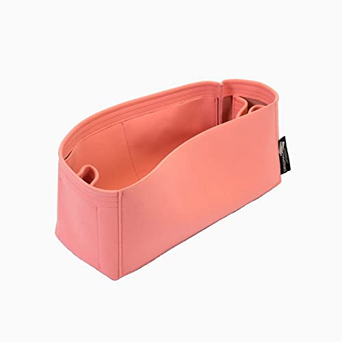 Rose Pink Suedette Leather Bag Organizer - Compatible with Designer Graceful PM & MM Handbags | Perfect for Work, Travel & Daily Use
