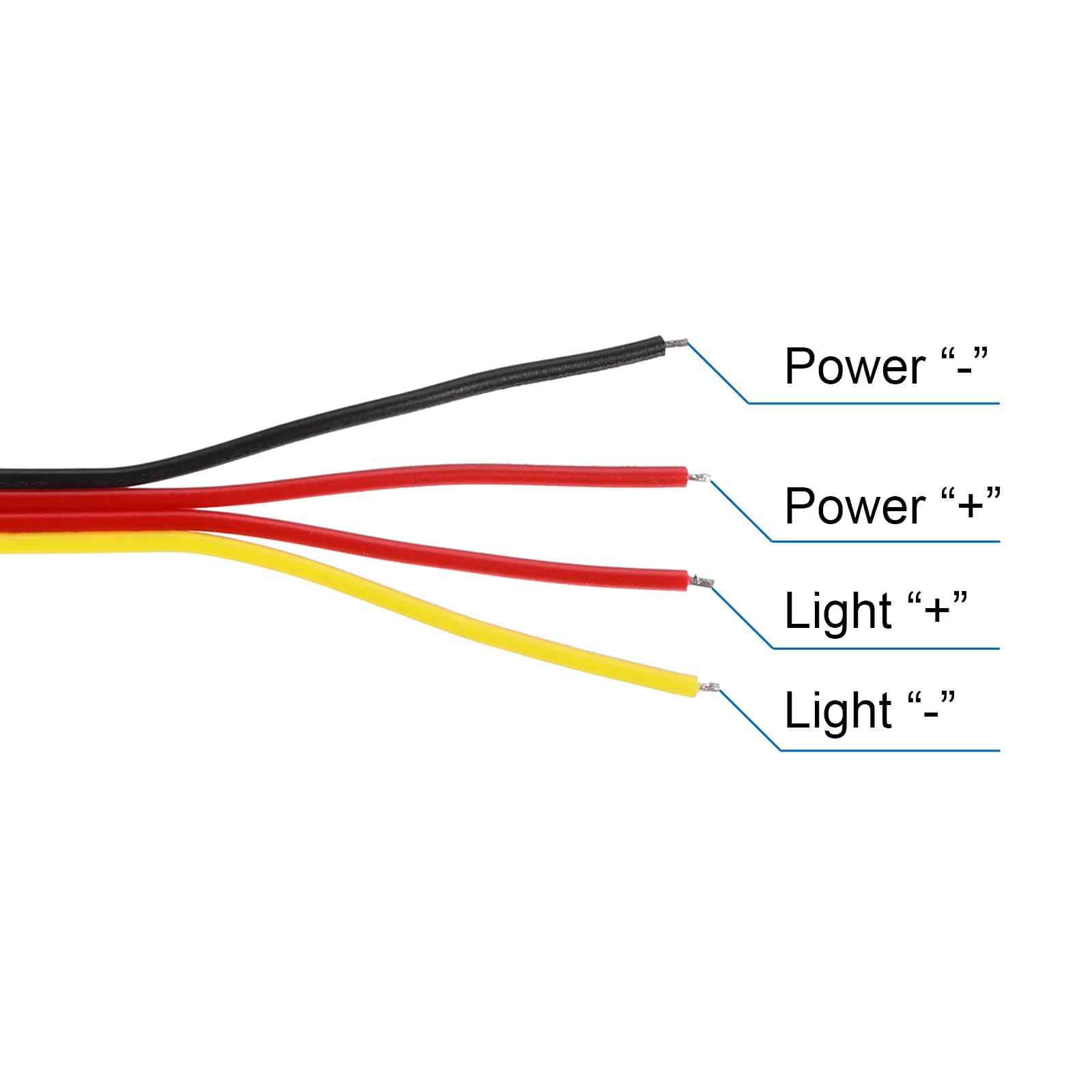 12V DC Touch Dimmer Switch - 10mm Snap-in Mount Black for LED Strip Lights - Perfect for Home, Office, and Car Lighting Control