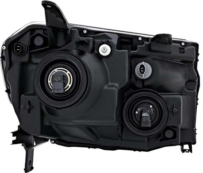 2012-2015 Honda Pilot Headlight Assembly Kit - Halogen Replacement Lamps for Driver & Passenger Side | Perfect for Night Driving, Foggy Conditions & Vehicle Restoration