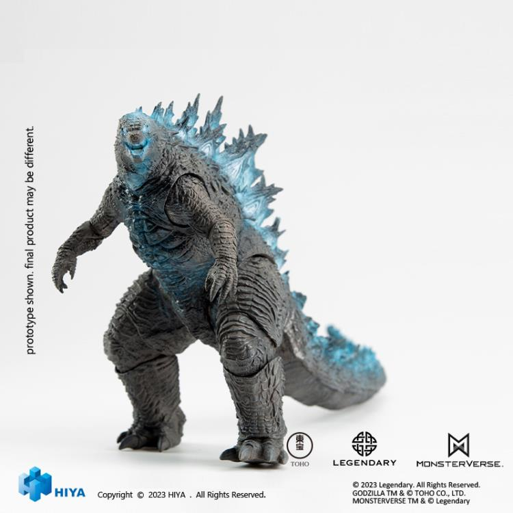 HIYA 7-inch 18cm Godzilla vs Kong Action Figure - Heat Ray Godzilla Collectible Toy for Movie Fans & Collectors | Perfect for Display, Gifts & Anime Collections
