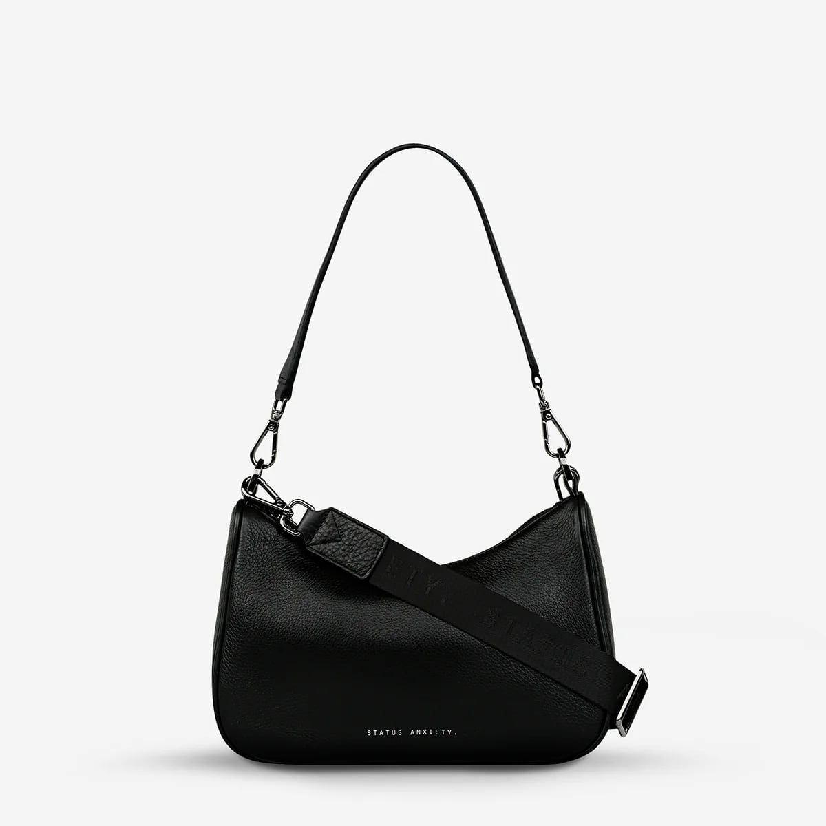 Status Anxiety Look Both Ways Bag - Stylish Black Crossbody Purse for Women | Perfect for Work, Travel & Everyday Use