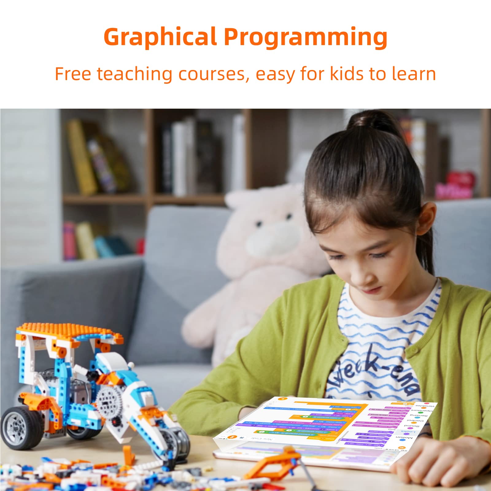 12-in-1 STEM Robotics Kit - Programmable Robot Building Set with APP Remote Control | 600pcs Educational Coding Toys for Kids Ages 8-12 | Perfect for Birthday Gifts, School STEM Projects & Family Bonding Activities