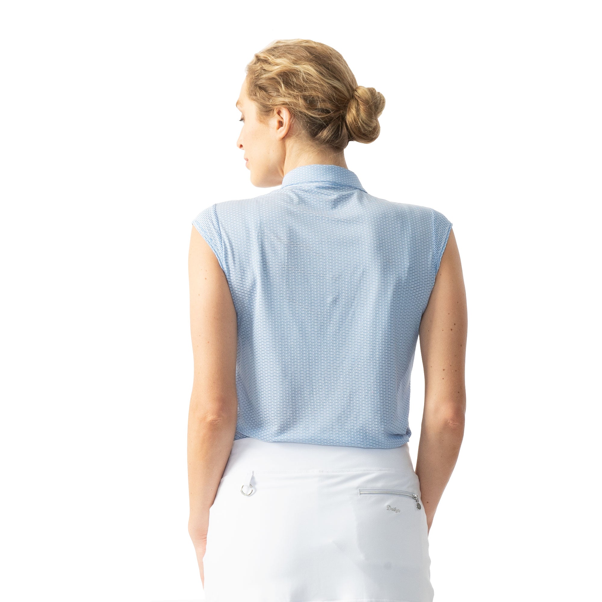 Carmela Pacific Women's Sleeveless Golf Polo Shirt - Moisture Wicking Activewear for Golf, Tennis & Outdoor Sports - Lightweight Breathable Performance Top