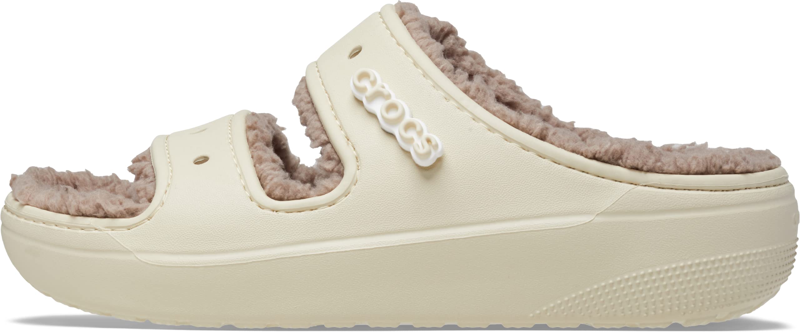 Crocs Unisex-Adult Classic Cozzzy Platform Sandals - Fuzzy Comfort Slides for Men & Women | Indoor/Outdoor House Slippers, Lounge & Beach Wear