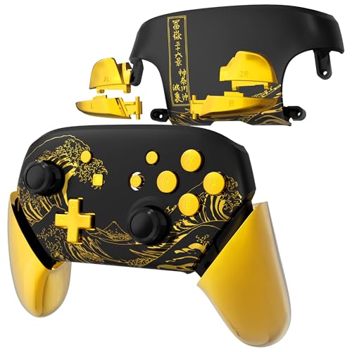 The Great GOLDEN Wave Off Kanagawa - Black