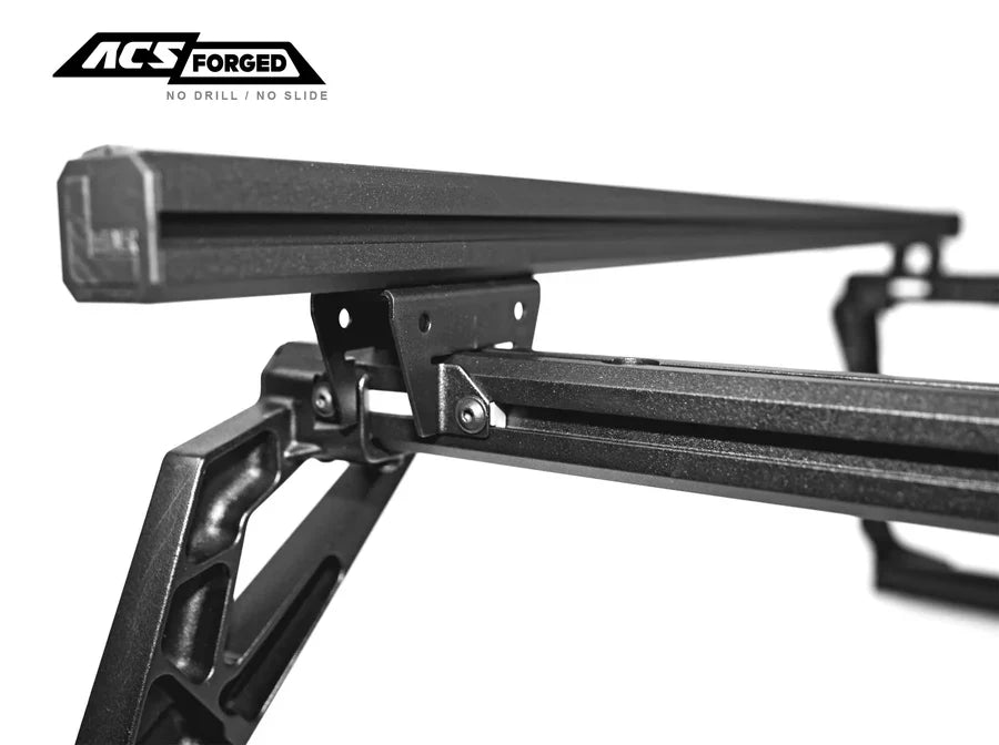 ACS Forged No Drill Front License Plate Bracket | Compatible with 2020-2024 Jeep Gladiator 5'0 Bed | Easy Installation for Off-Road & Street Legal Compliance