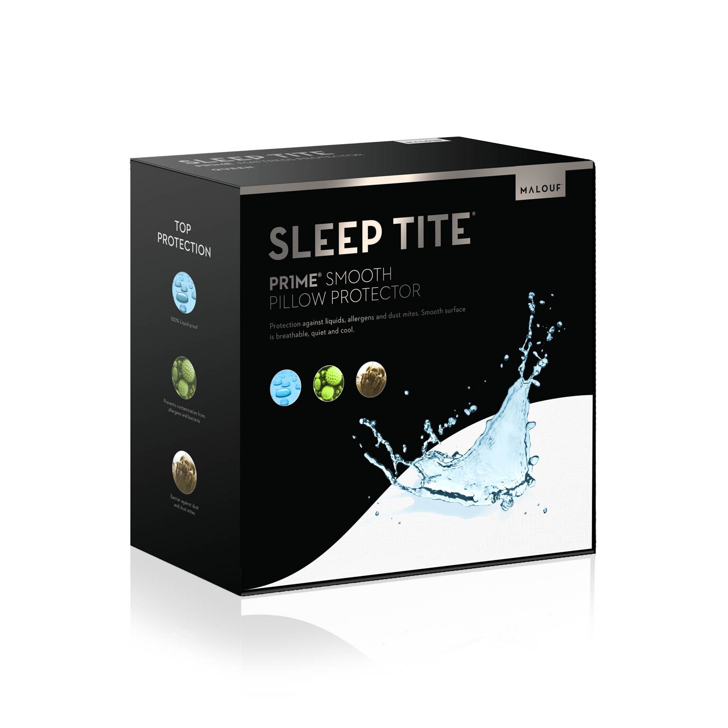 Sleep TITE PR1ME Smooth 100% Waterproof Mattress Protector - Twin XL Size with 15-Year Warranty - Hypoallergenic Bedding Cover for Dorm Rooms, Guest Beds & Allergy Protection