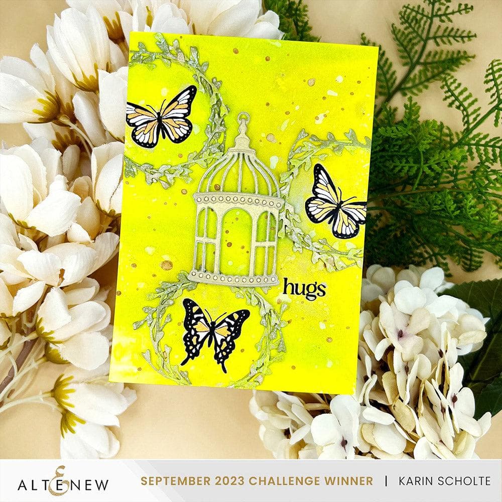Butterfly Dreams Stamp & Die Set - Mini Delight for Scrapbooking, Card Making & DIY Crafts - Perfect for Handmade Greeting Cards, Invitations & Paper Crafts
