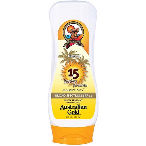 Australian Gold Sunscreen Lotion SPF 30 - 8 oz Broad Spectrum UVA/UVB Protection - Water Resistant & Reef Safe - For Beach, Pool & Outdoor Activities