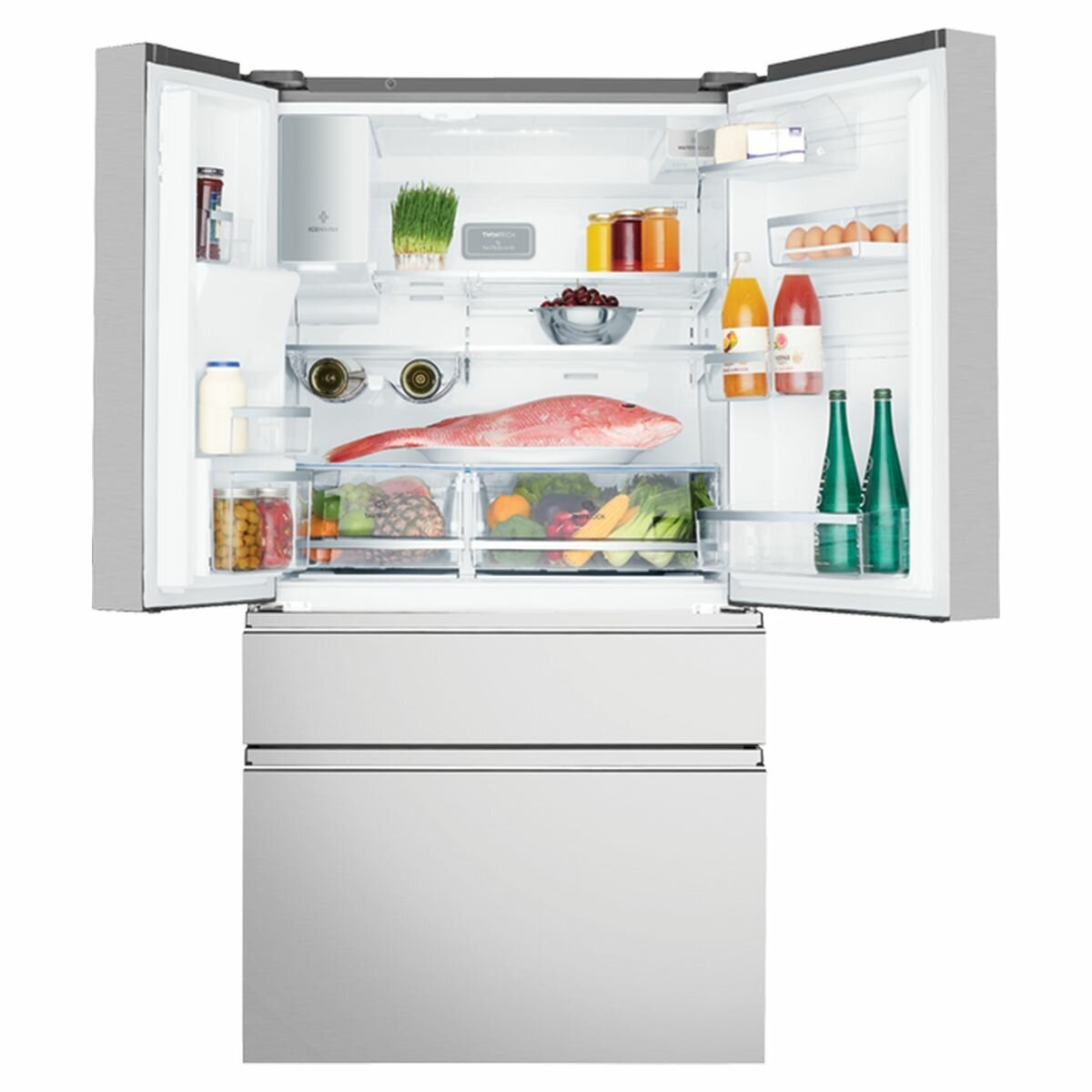 Electrolux 609L French Door Refrigerator EHE6899SA - Energy Efficient, Spacious Stainless Steel Fridge for Modern Kitchens & Large Families