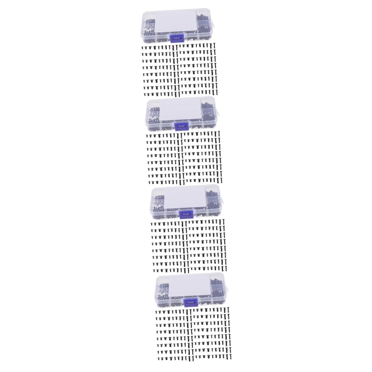 ULTECHNOVO 4 Sets Small Countersunk Head Machine Screws - Flat Self-Tapping Screws for Electronics & Computer Assembly - Perfect for Laptops, Phones, DIY Projects