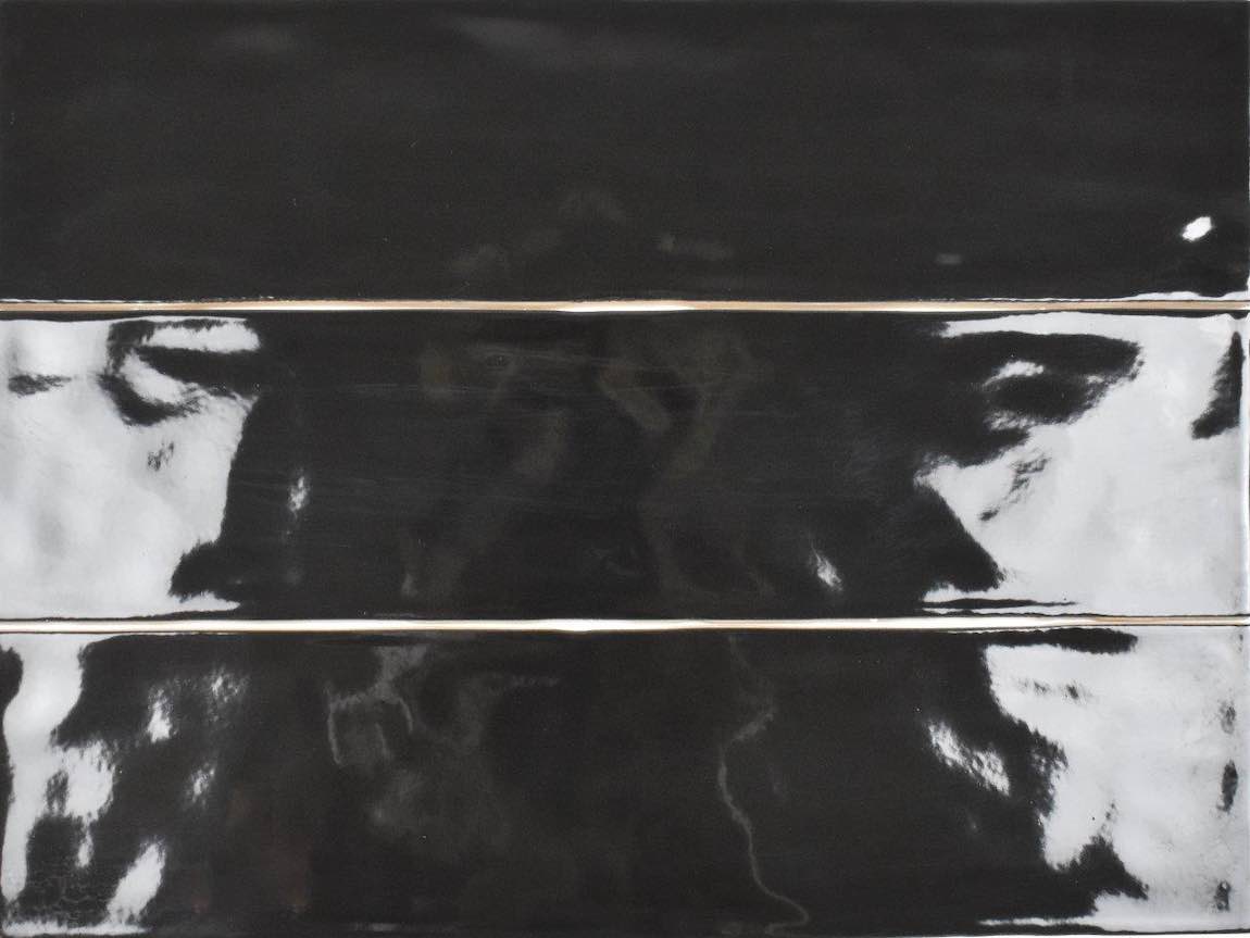 Premium 3x12 Black Glossy Subway Tile Potter - Perfect for Kitchen Backsplash, Bathroom Walls & Modern Interior Design