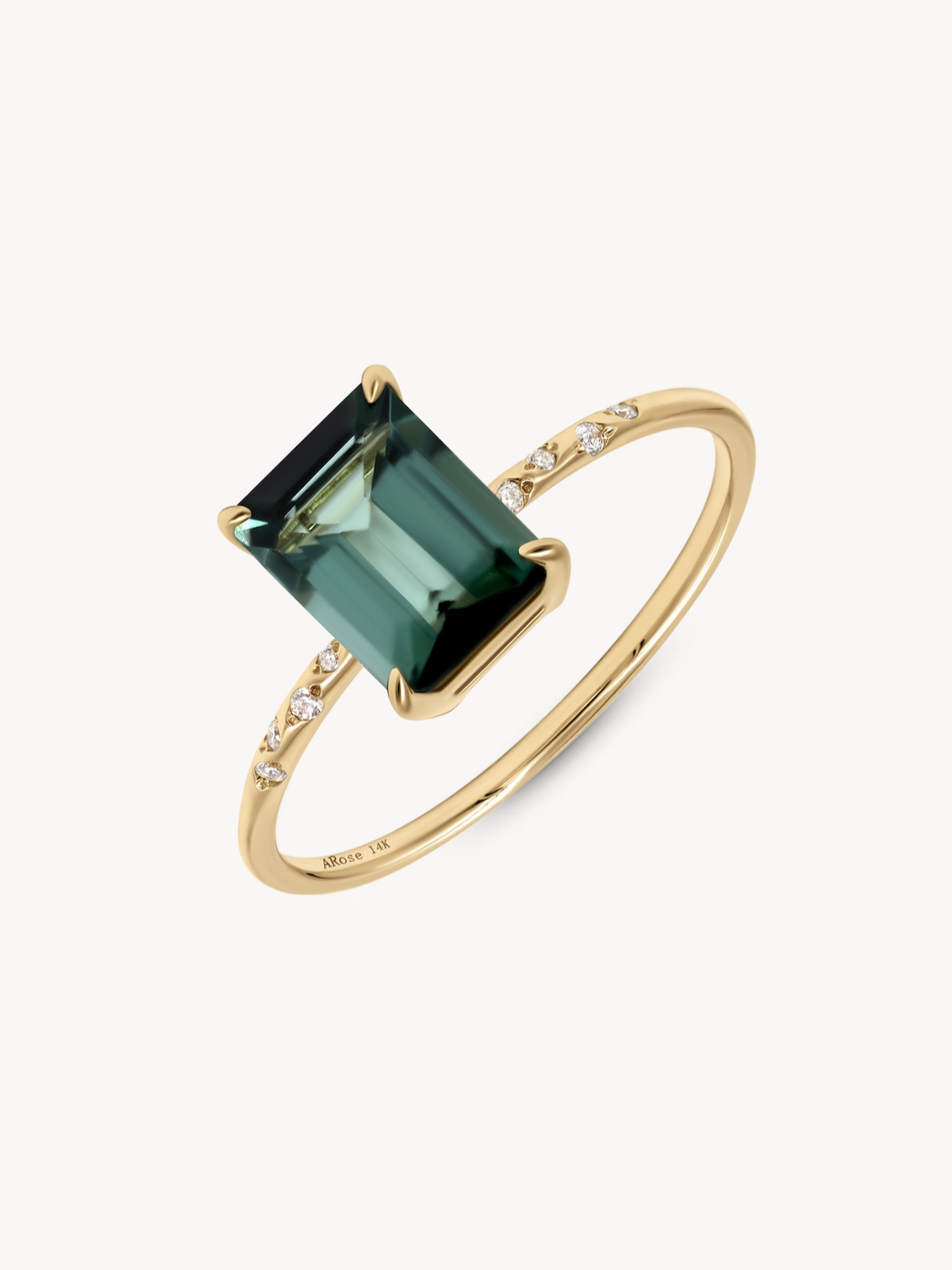 Stunning Large Starry Tourmaline Ring for Women - Genuine Gemstone Jewelry for Engagement, Anniversary & Special Occasions