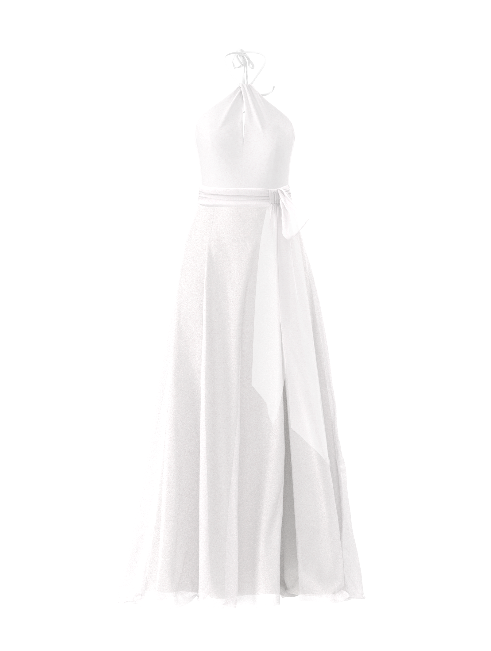 Colby Bodice & Arabella Skirt Set with White Sash Belt - Perfect for Weddings, Parties, and Special Occasions