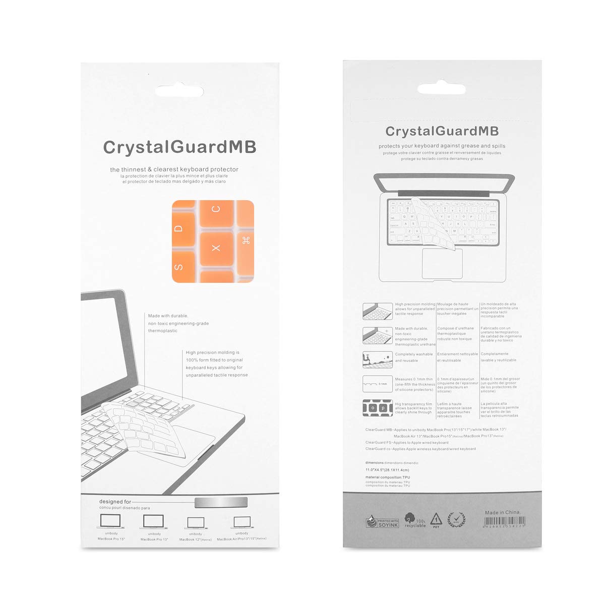Batianda Silicone Keyboard Cover for MacBook Air 13