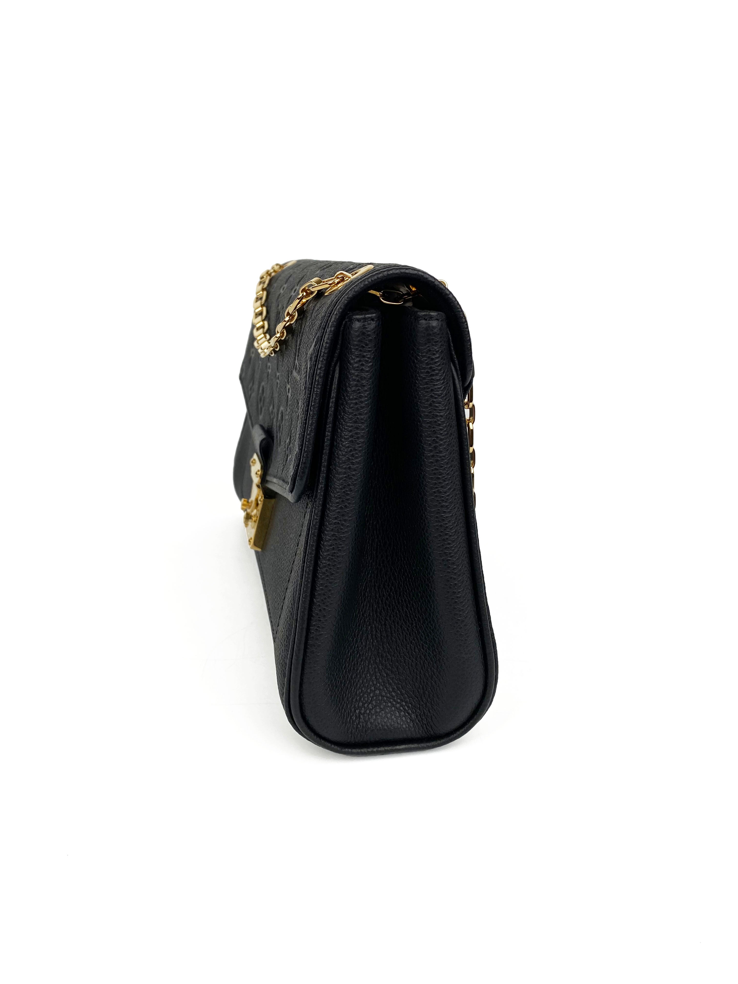 Authentic Louis Vuitton Black Saint Germain MM Handbag - Luxury Leather Tote for Women, Perfect for Work, Travel & Everyday Use