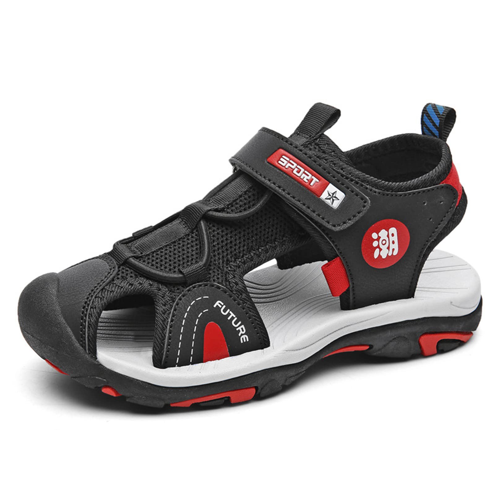 Boys & Girls Sports Sandals - Kids Athletic Hiking Shoes with Closed Toe for Outdoor Beach Water Activities - Perfect for Running, Swimming and Summer Adventures