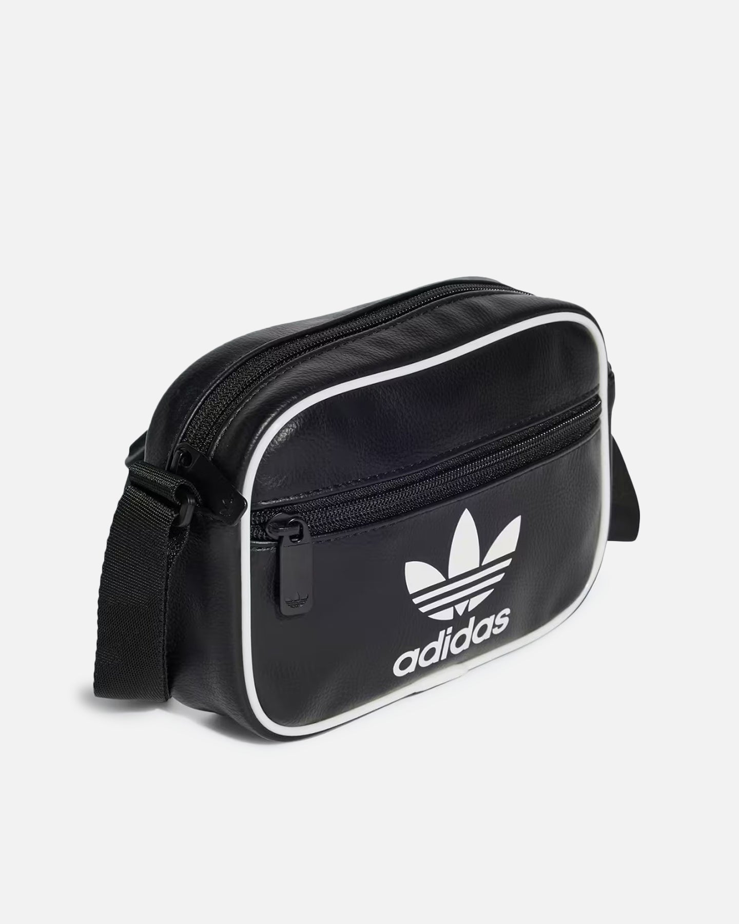 Adidas Adicolor Classic Mini Airliner Backpack - Black Unisex Travel Bag for School, Gym & Everyday Use