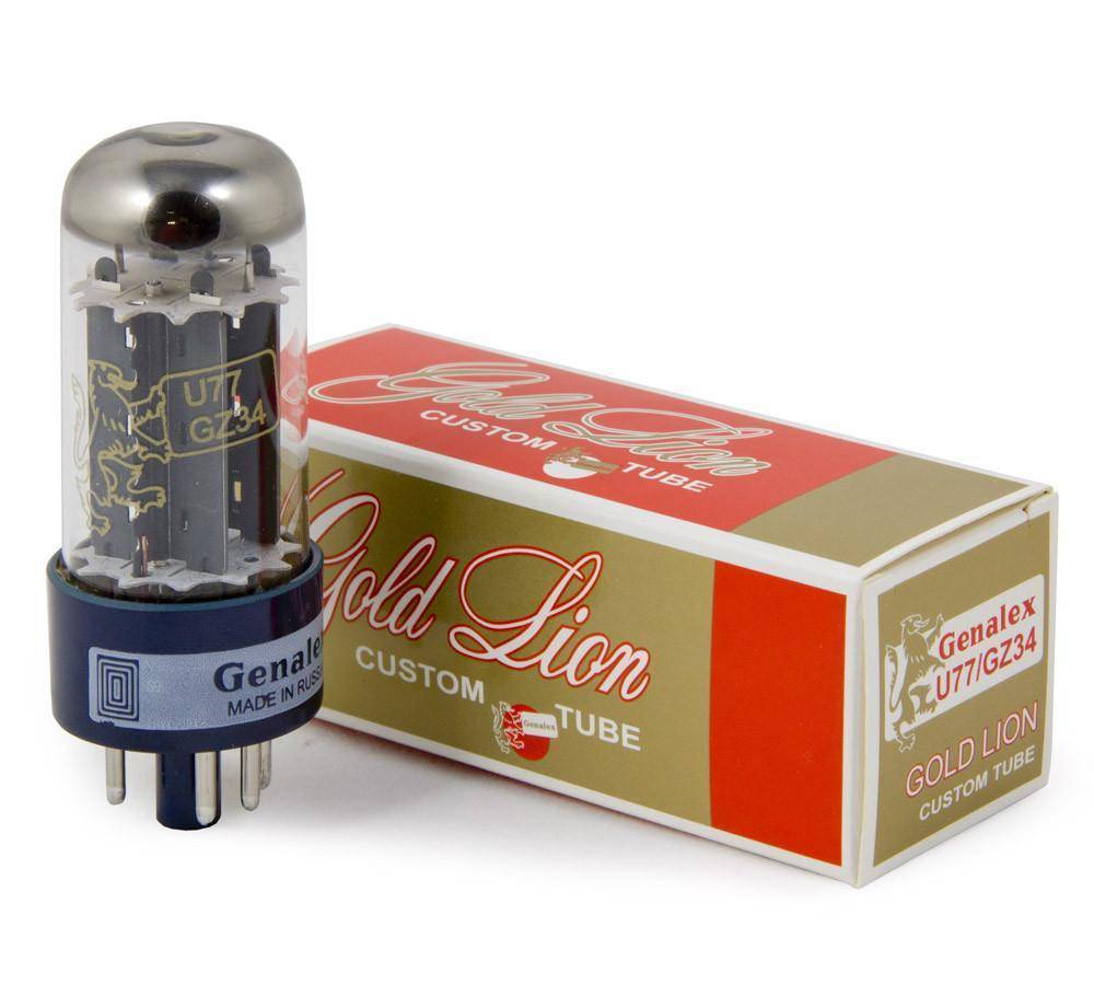 Gold Lion U77 / 5AR4 New Production Vacuum Tube Rectifier - Perfect for Guitar Amps & Hi-Fi Audio Systems