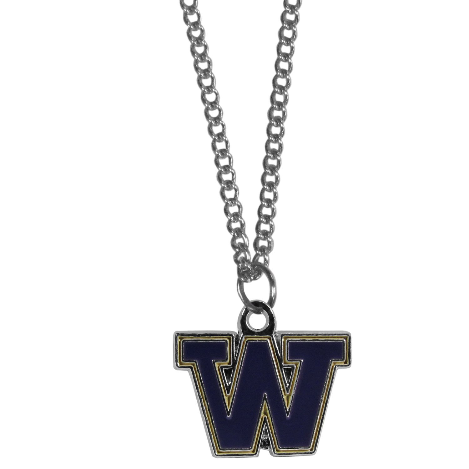 Siskiyou Sports NCAA Chain Necklace with Small Charm - 20 Inch College Team Jewelry for Women & Men - Perfect for Game Day, Fan Gifts & School Spirit Accessories