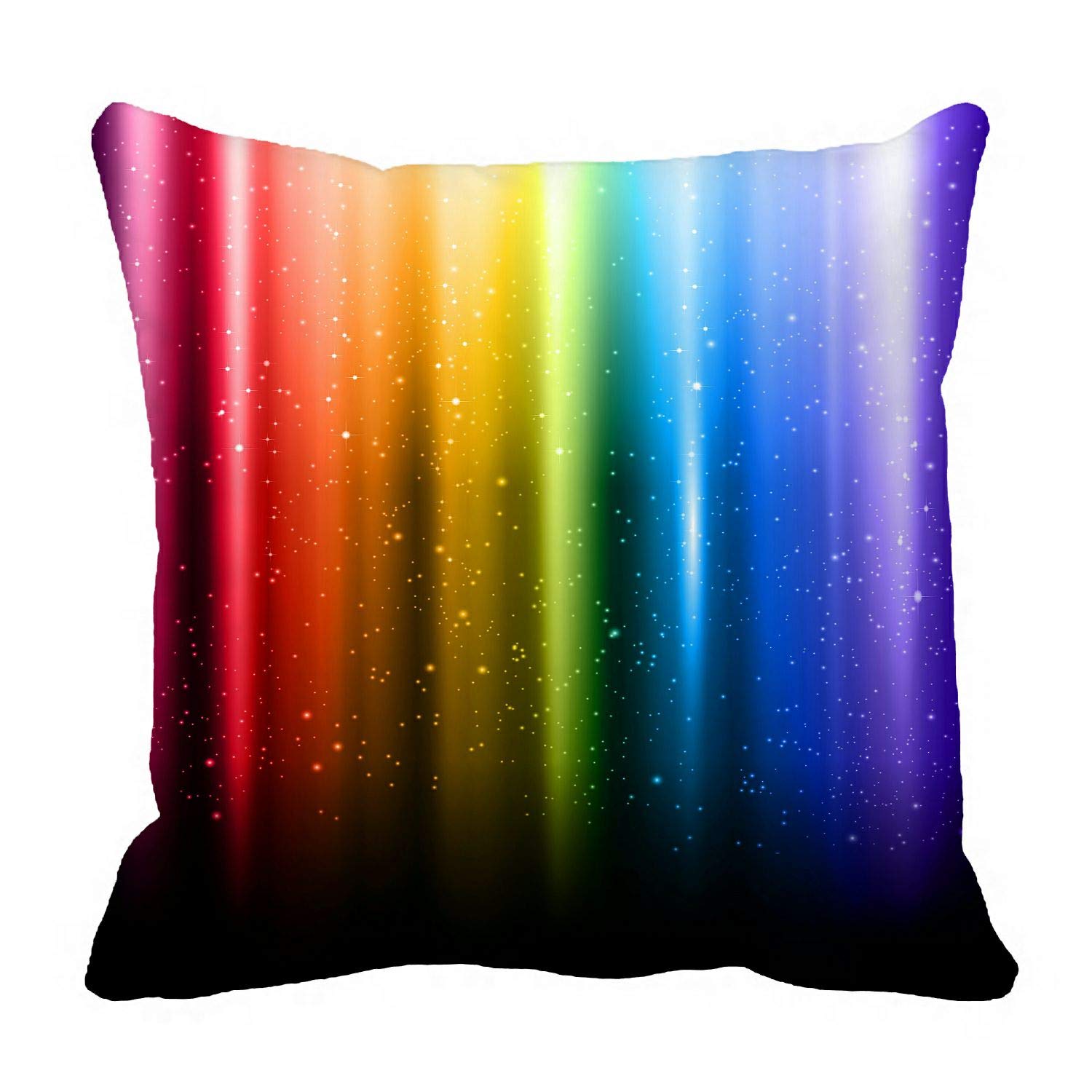 Rainbow Pillow Cover 20x20 Inch - Soft Two-Sided Decorative Couch & Bed Pillow Case - Waterproof Pillow Protector for Living Room, Bedroom, and Dorm Decor