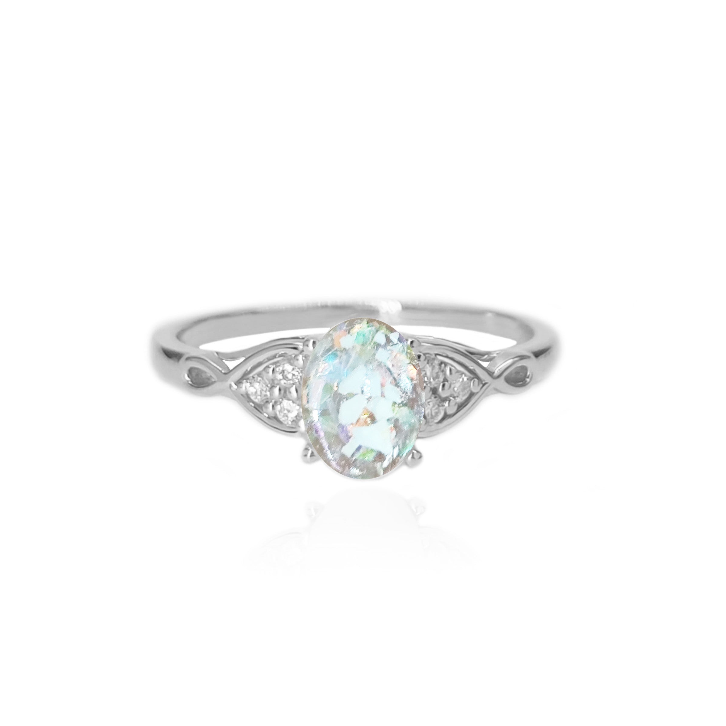 Evermore Essence: Sterling Silver Ashes Ring for Memorial, Cremation Jewelry - Perfect for Keeping Loved Ones Close, Elegant Remembrance Gift for Women & Men