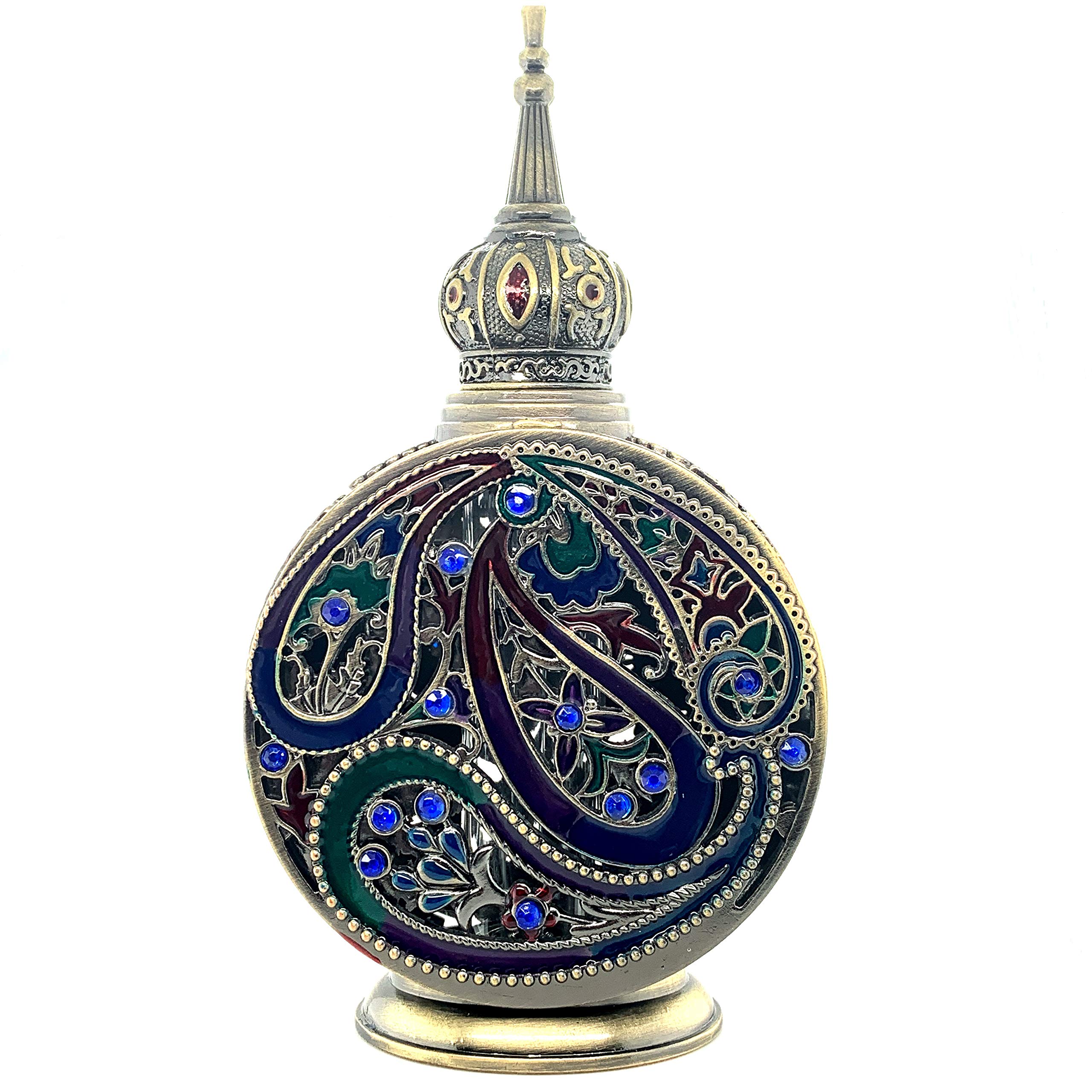 12ml Premium Rose Metal Perfume Oil - Alcohol-Free, Vegan & Cruelty-Free Attar by Amuze Fragrance | Long-Lasting Scent for Daily Wear, Special Occasions & Gift Giving