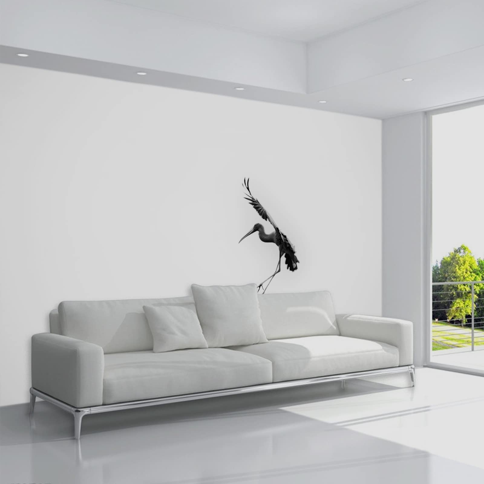 Premium White Background Birds Large Wall Mural - 144
