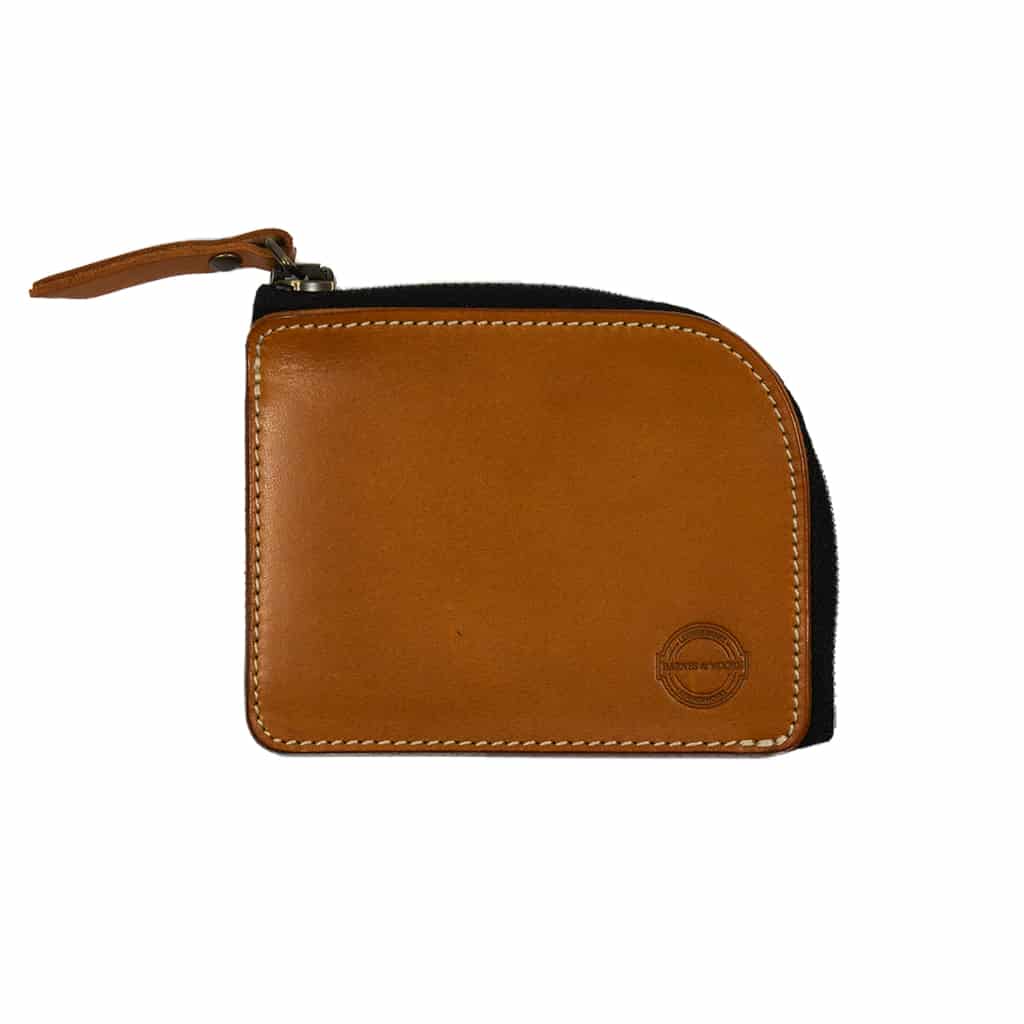 Barnes & Moore Mariners Zip Wallet - Premium Leather RFID Blocking Bifold Wallet for Men - Perfect for Travel, Business & Everyday Use