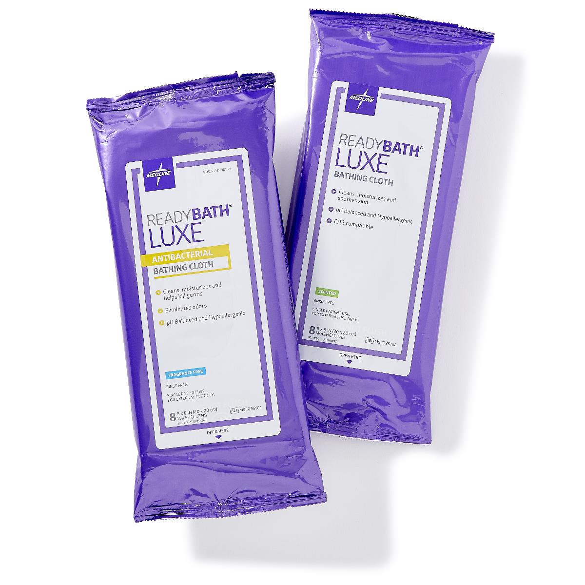 Premium ReadyBath LUXE Heavyweight Washcloths for Total Body Cleansing - Soft Exfoliating Bath Towels for Spa, Travel & Sensitive Skin Care