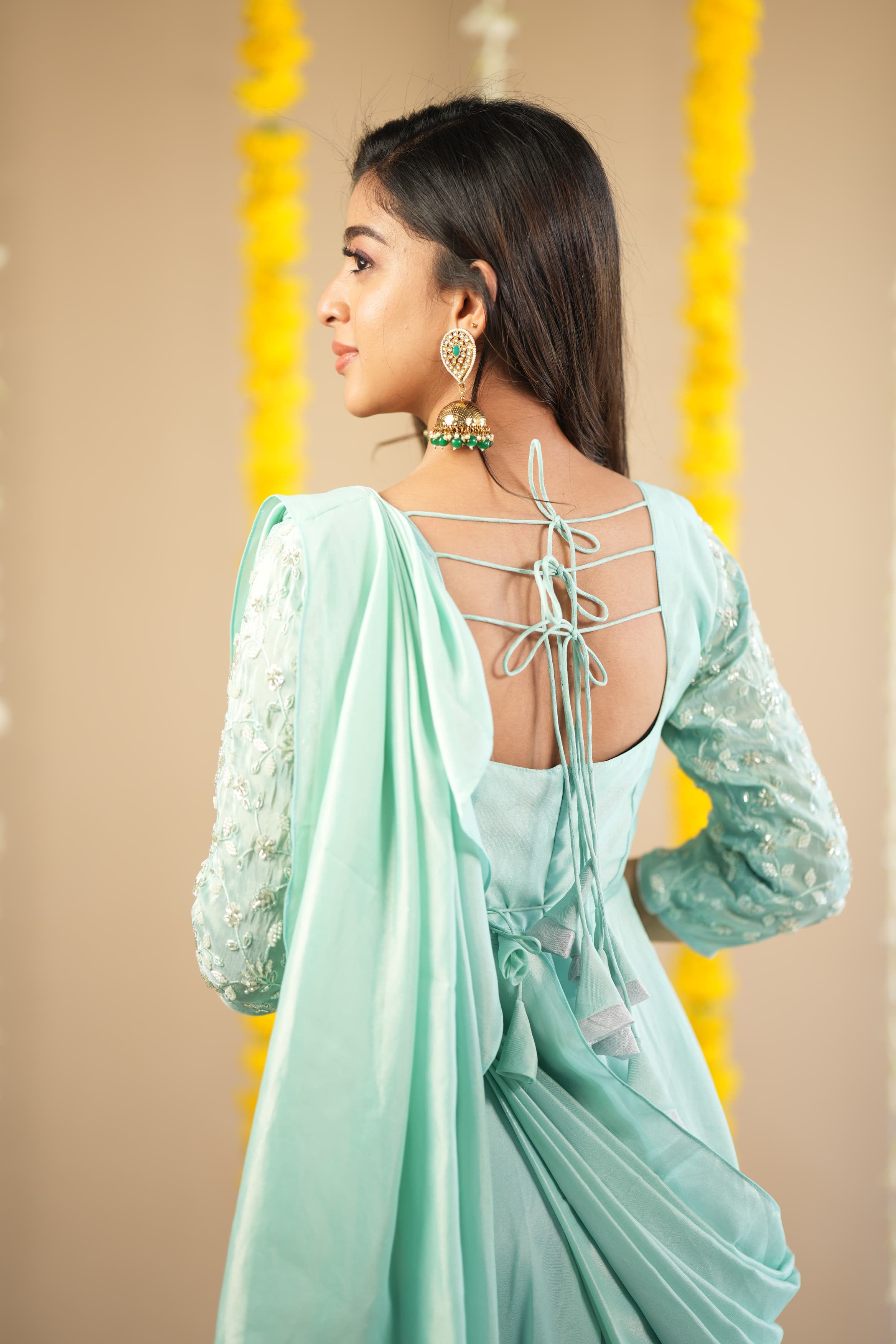 DD603 Surabi Designer Drape Wear - Elegant Women's Fashion for Parties, Weddings & Special Occasions