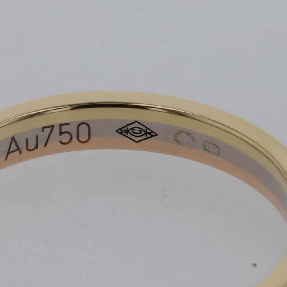 18K Gold Vendôme Louis Cartier Wedding Ring B4209900 - Elegant Luxury Band for Engagement, Anniversary & Special Occasions
