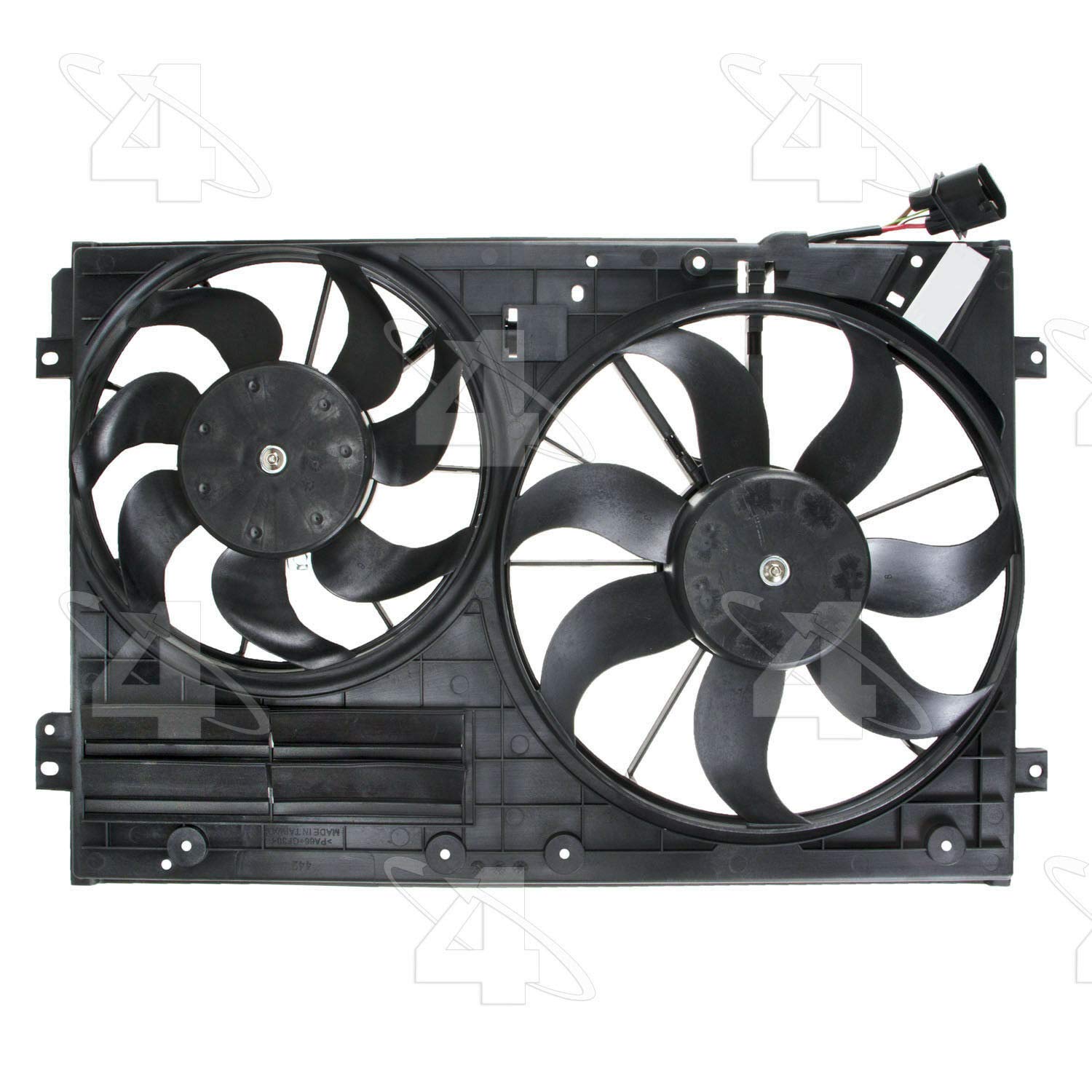 Four Seasons 76304 Radiator/Condenser Fan Motor Assembly - Replacement Part for Car Cooling System - Perfect for DIY Auto Repair & Vehicle Maintenance