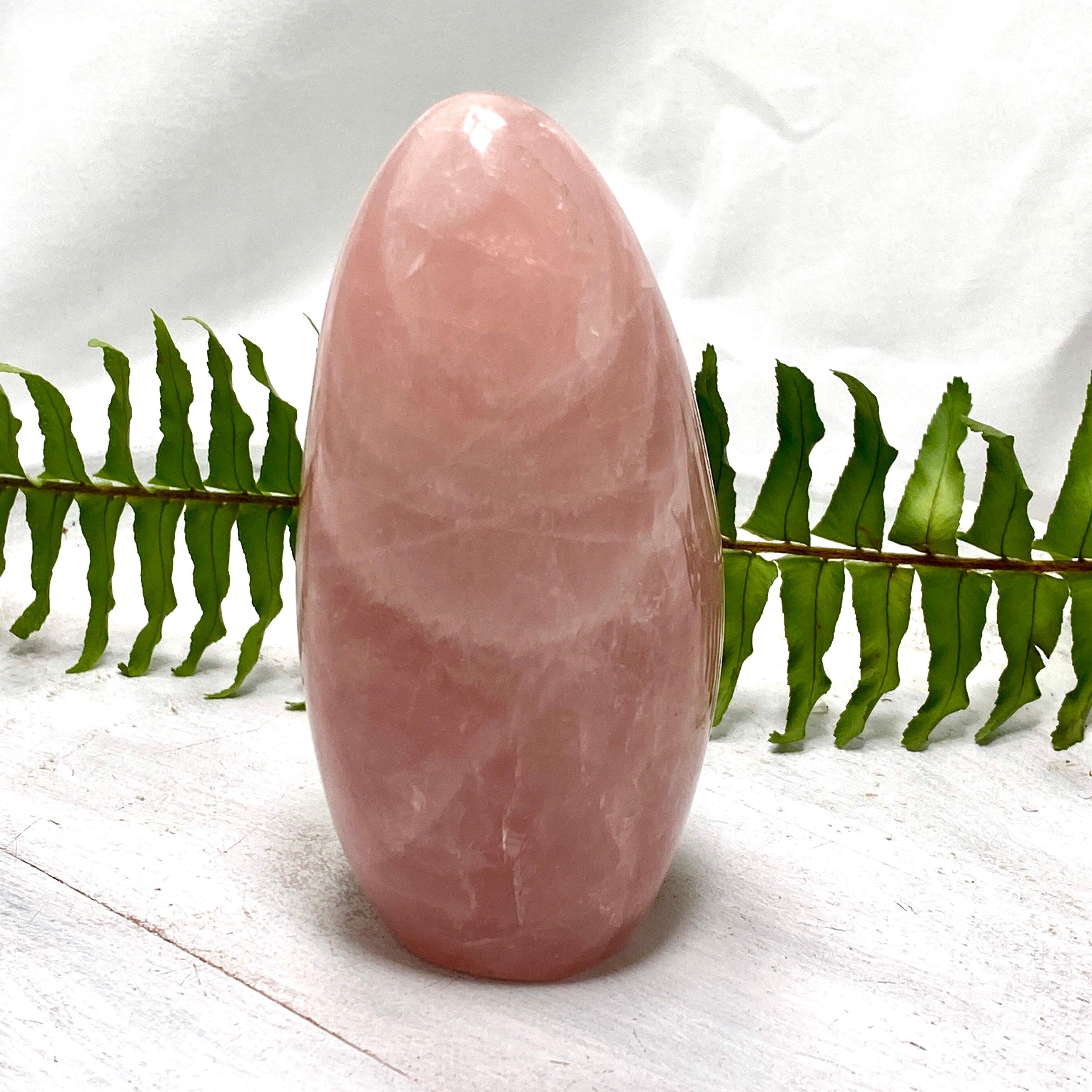 Natural Rose Quartz Freeform Stone - Healing Crystal for Love & Harmony - Home Decor, Meditation & Reiki Energy Work